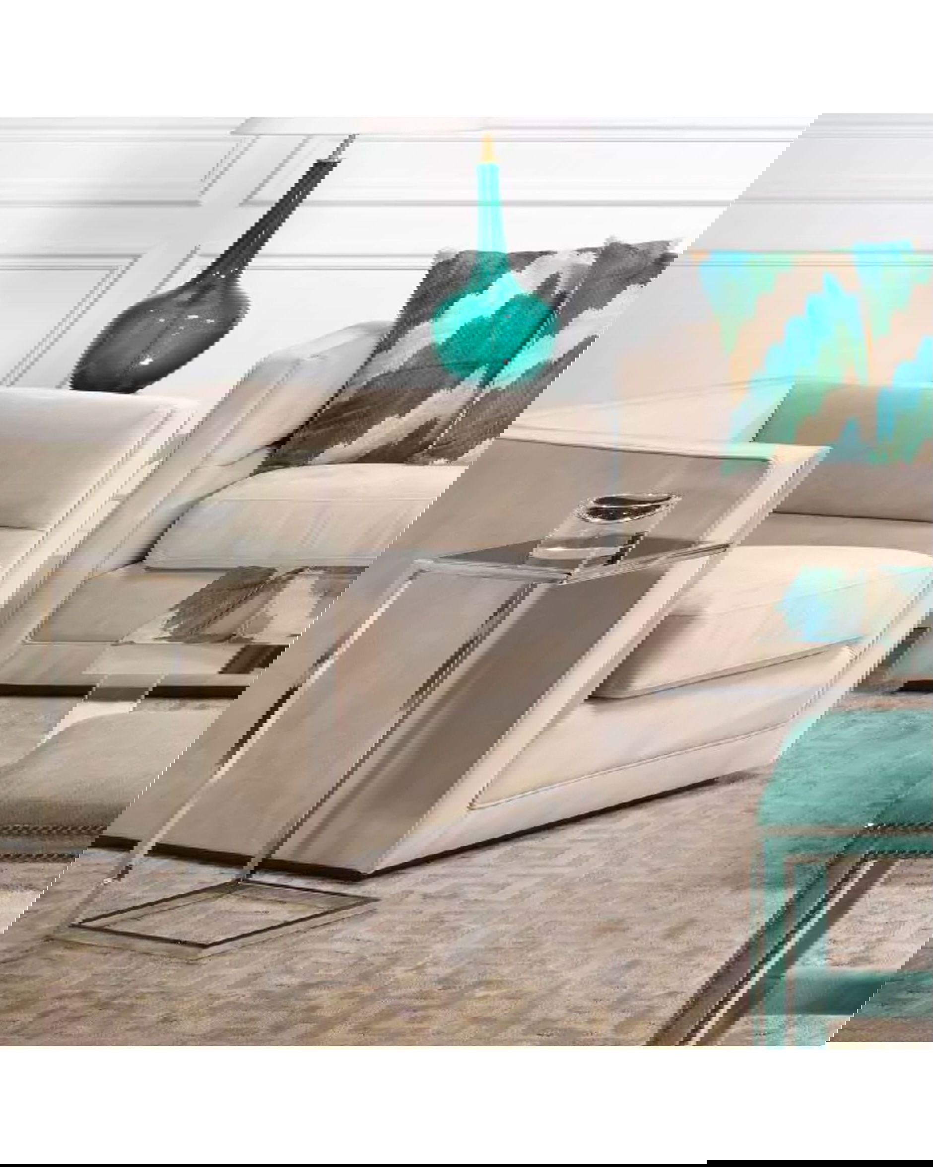 Galleria Side Table nickel