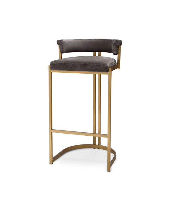 dante barstol savona grey velvet