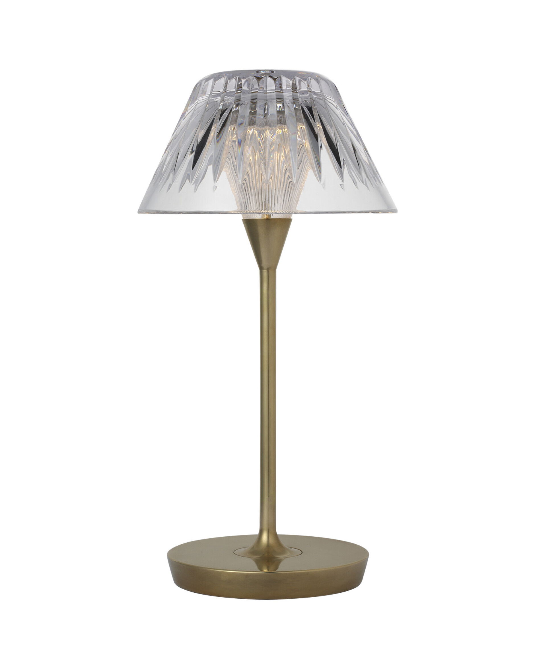 Blaze 12" Rechargeable Table Lamp Natural Brass