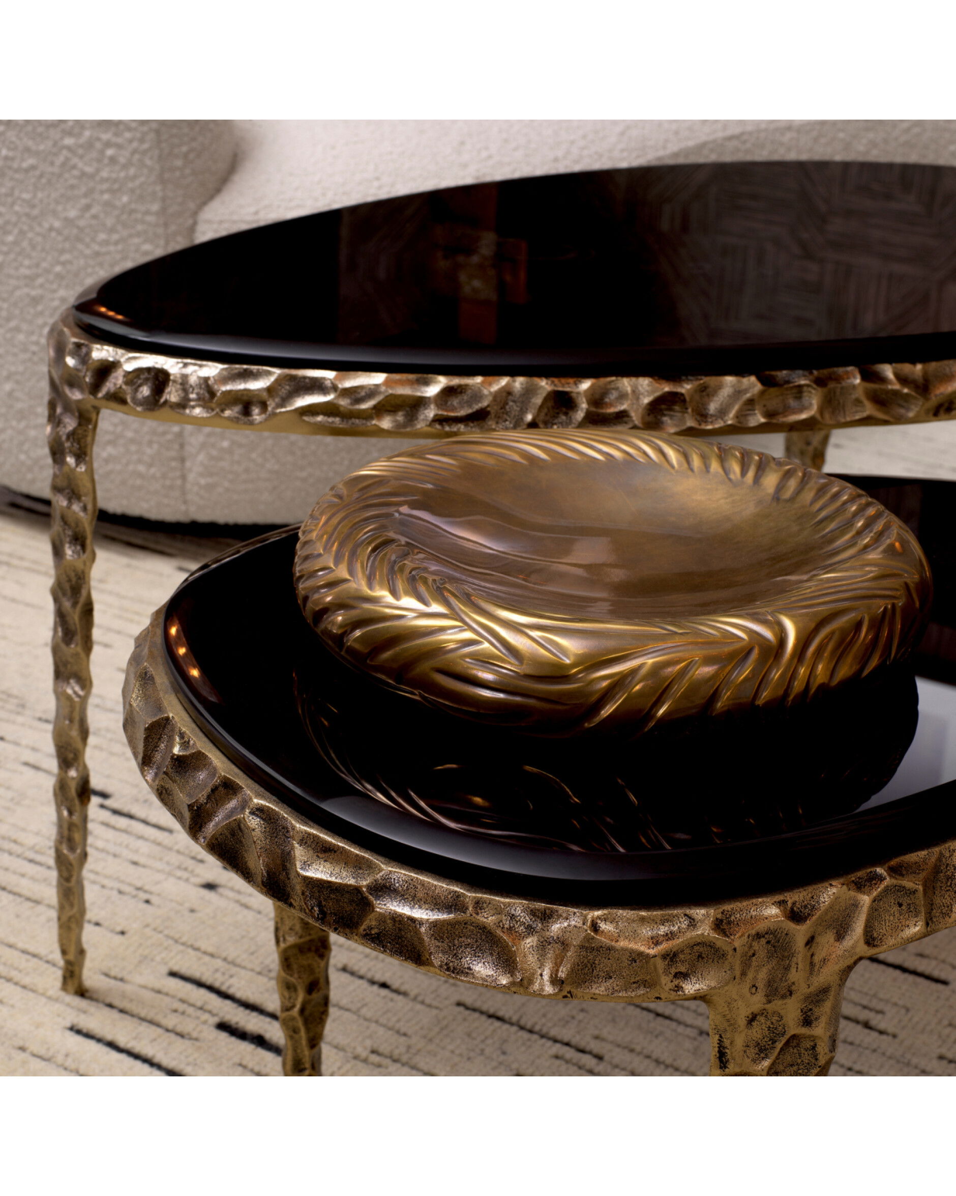 Sandrini skål antik mässing