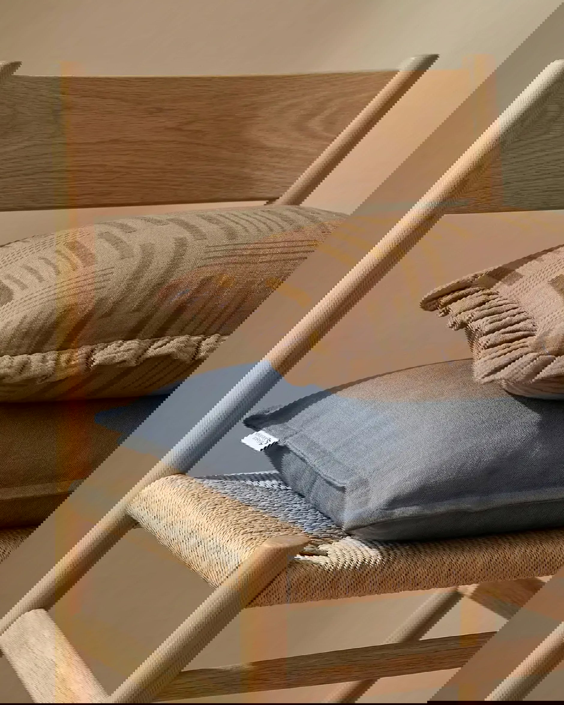 Classic Linen Cushion Cover dusk blue