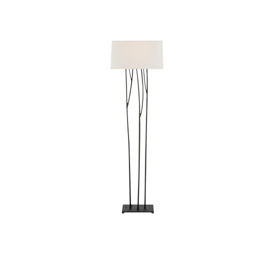 null - Aspen Floor Lamp Black Rust/Linen