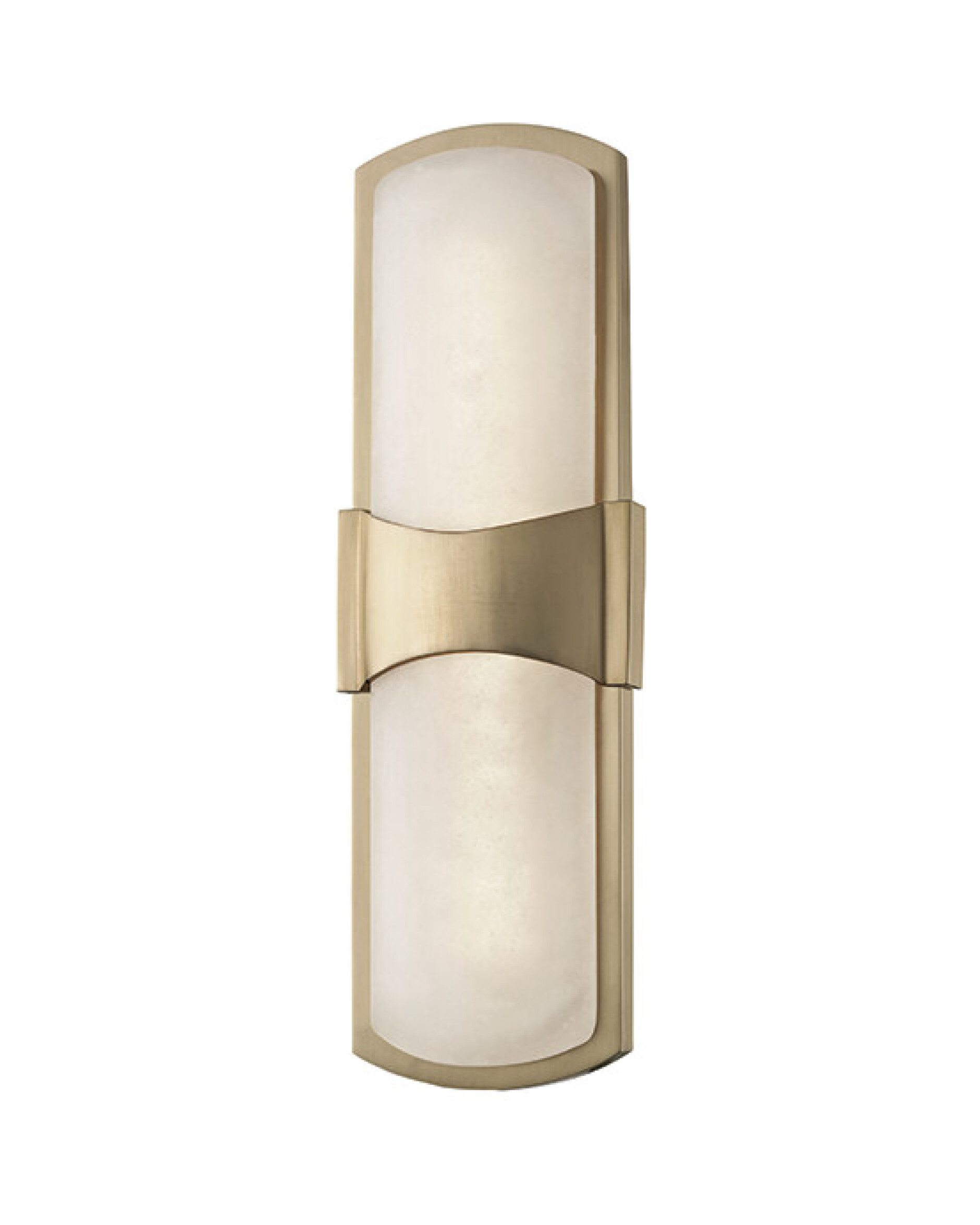 Valencia vegglampe i antikk messing