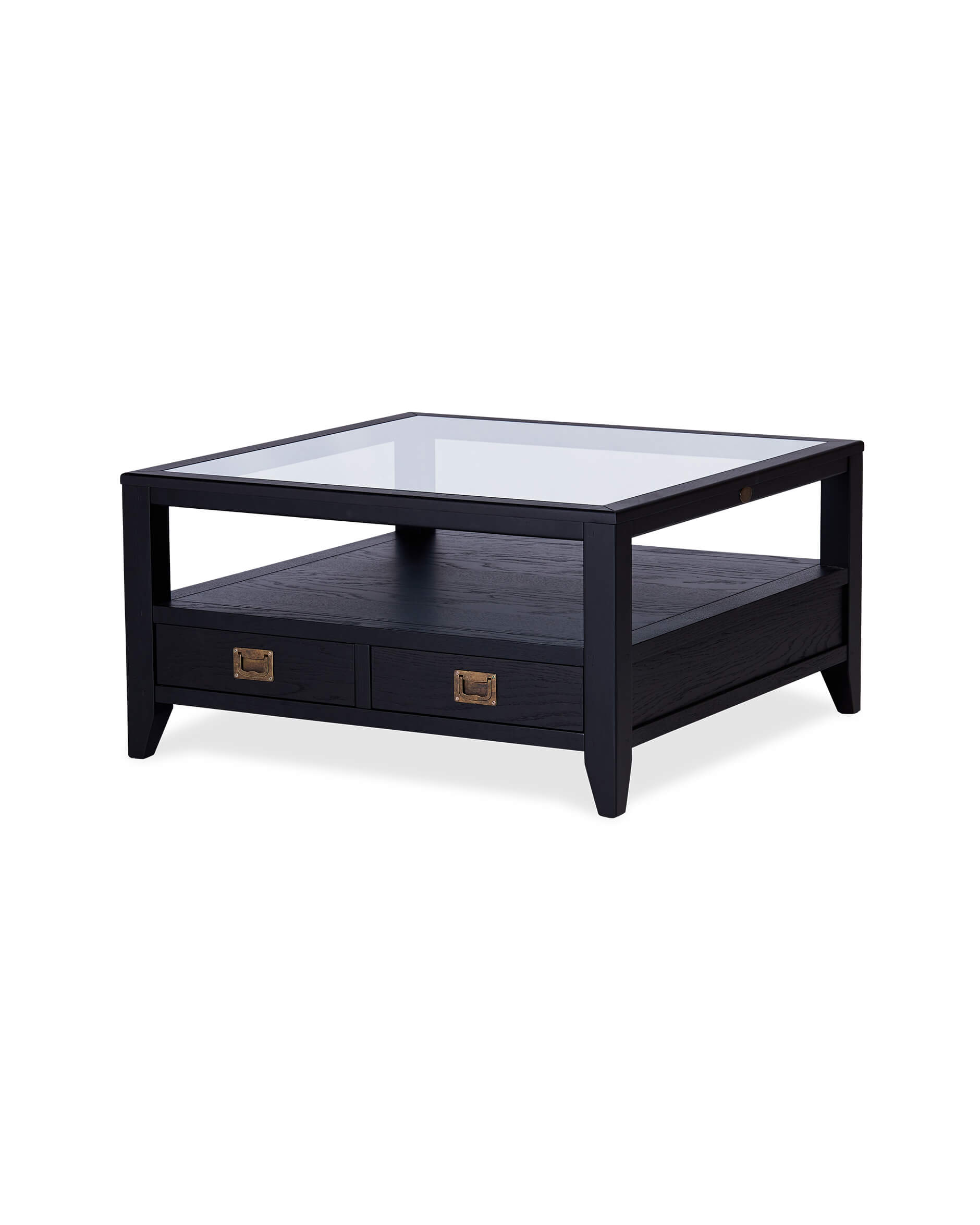 Martino soffbord glasskiva iconic black