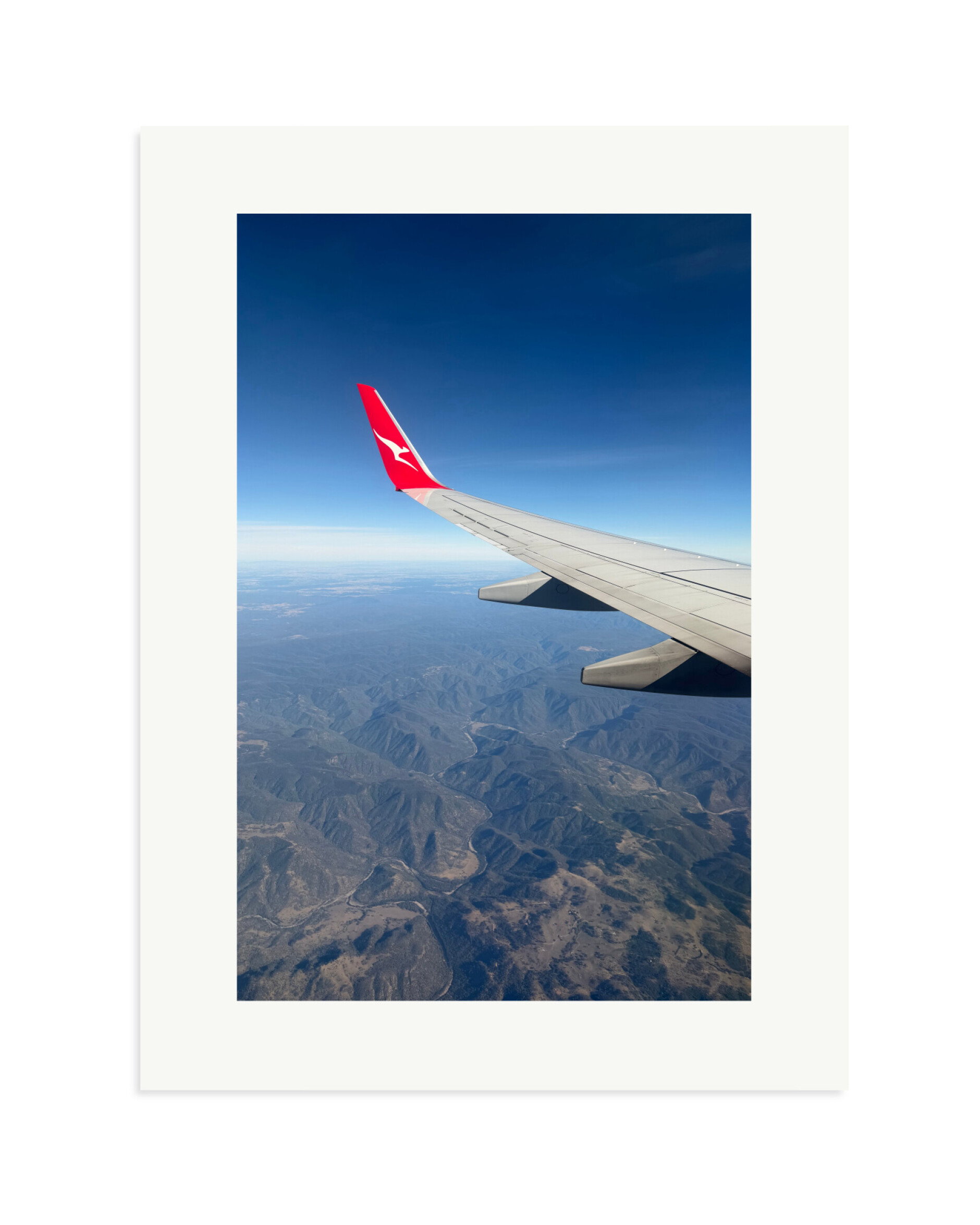 Flying into Melbourne Print Only / XL