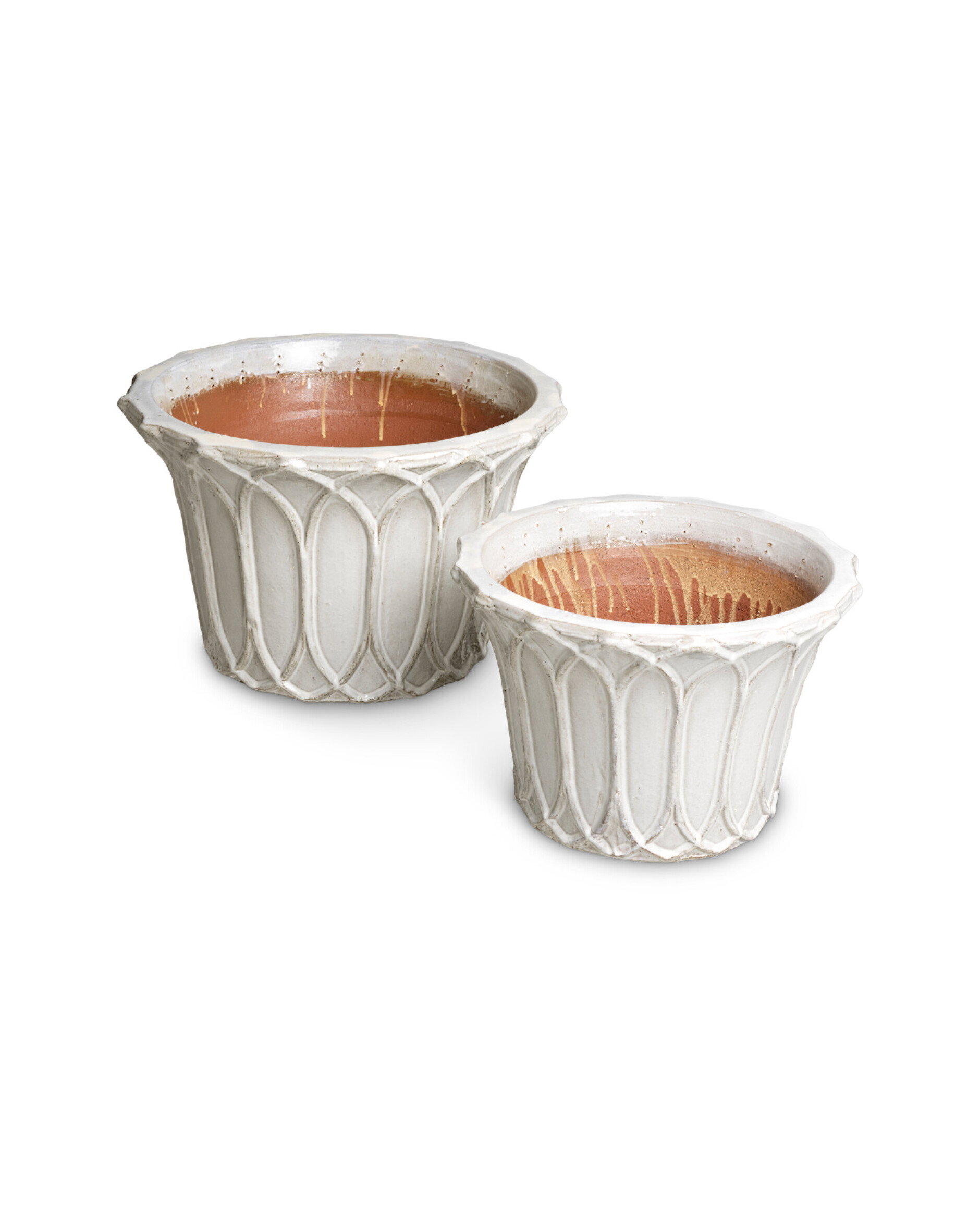 Iverson planteringslåda ljusgrå 2-set