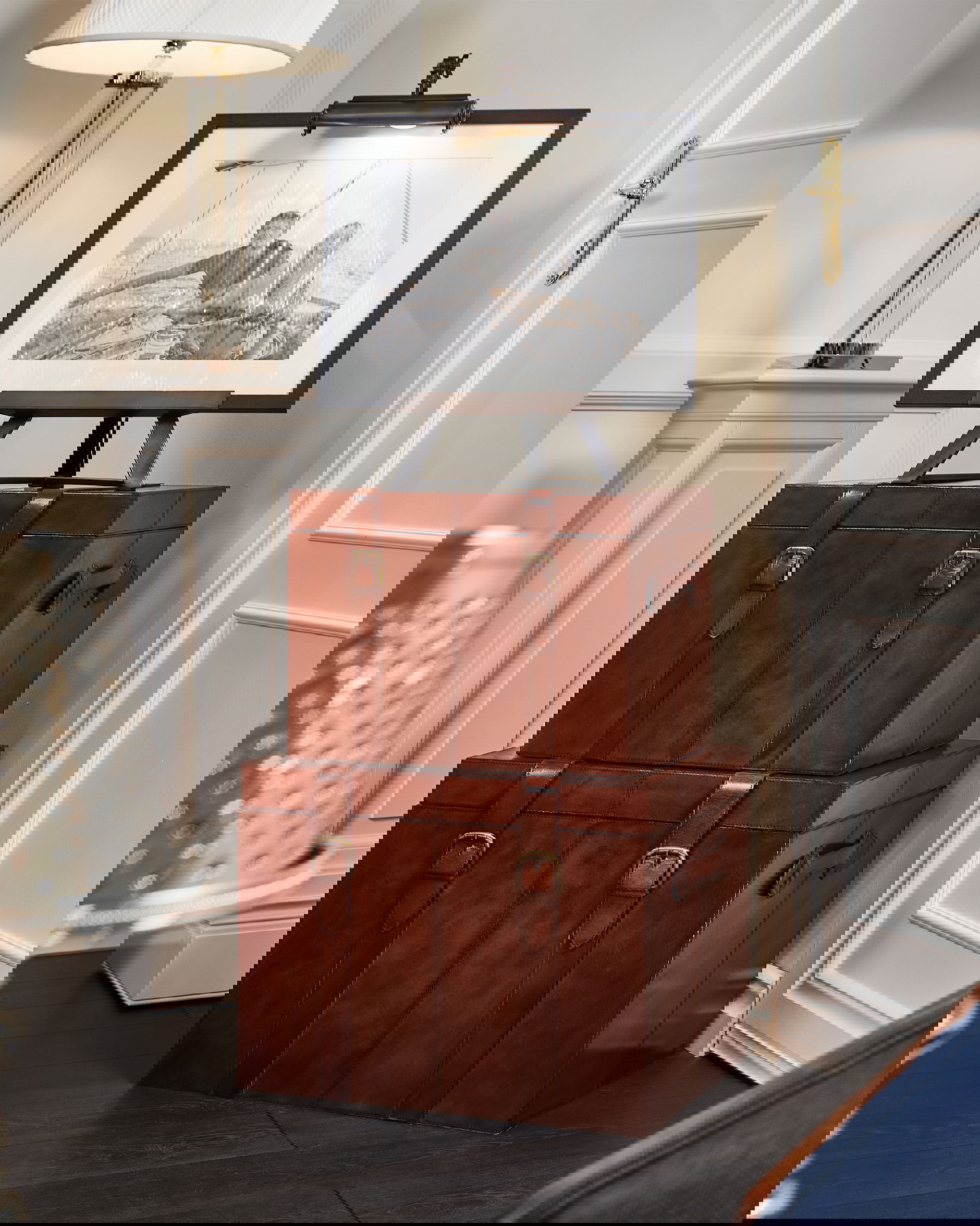 Kensington läderkoffert