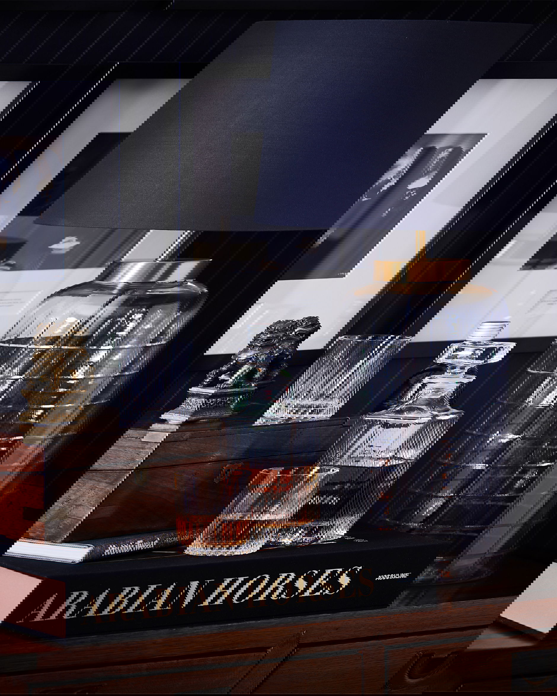 Clark bordslampa kristallin