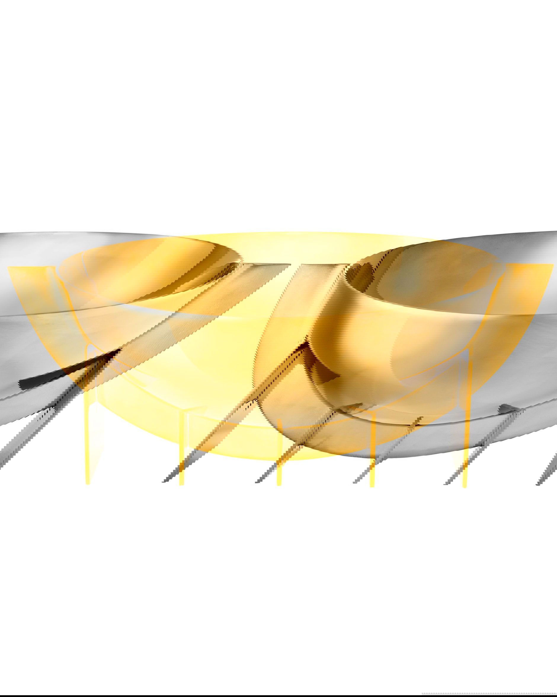 Bismarck serveringsskål guld