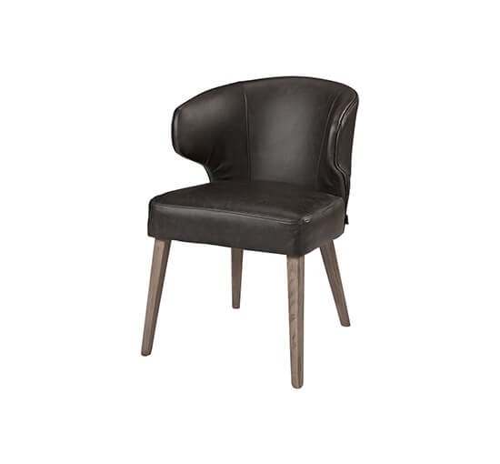 Black - La Vella Dining Chair Black