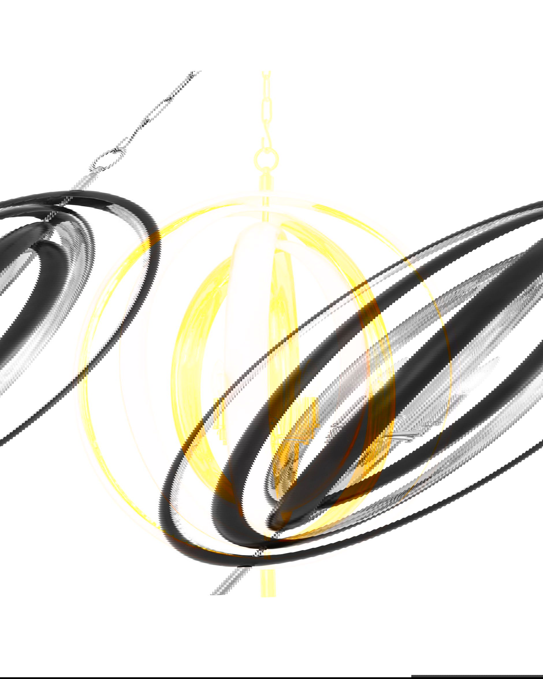 Riley Chandelier Polished Brass