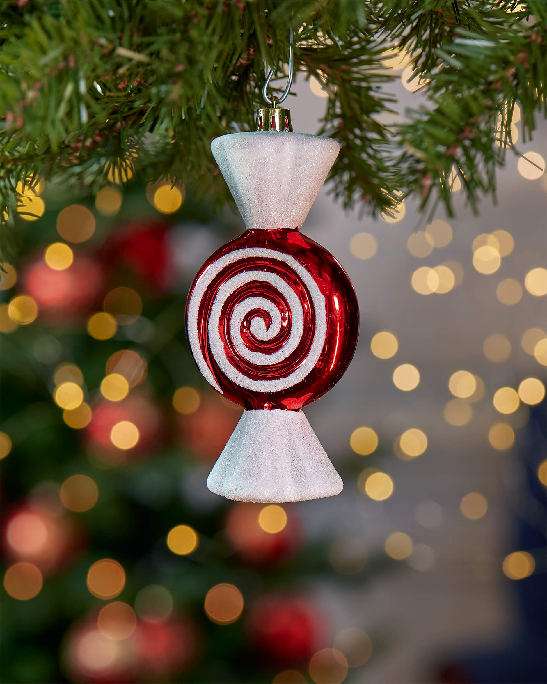 Amelie karamell julgransdekoration 4-pack