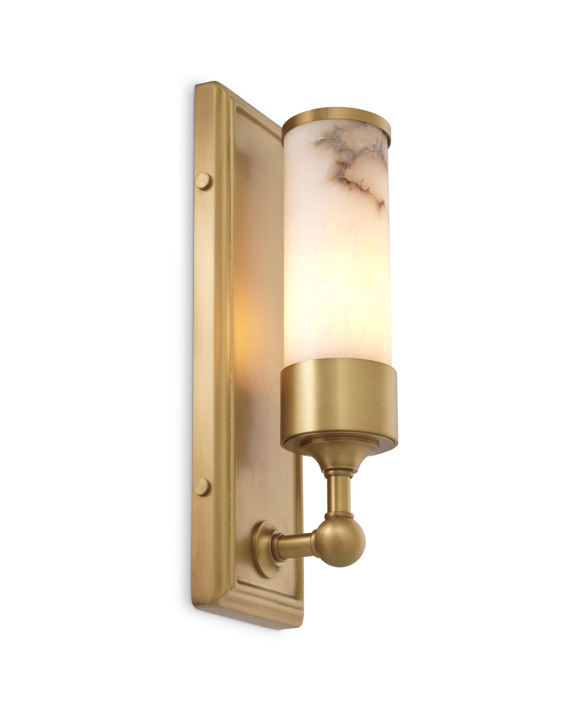 Valentine vägglampa antique brass