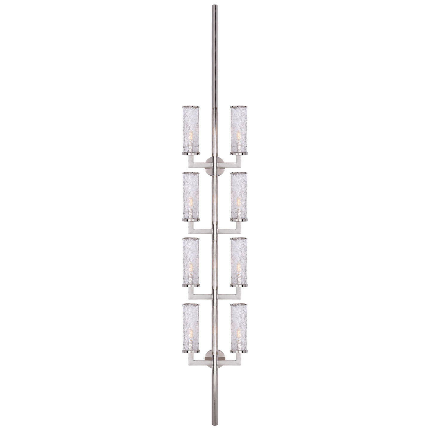 Liaison Statement vägglampa nickel/glas