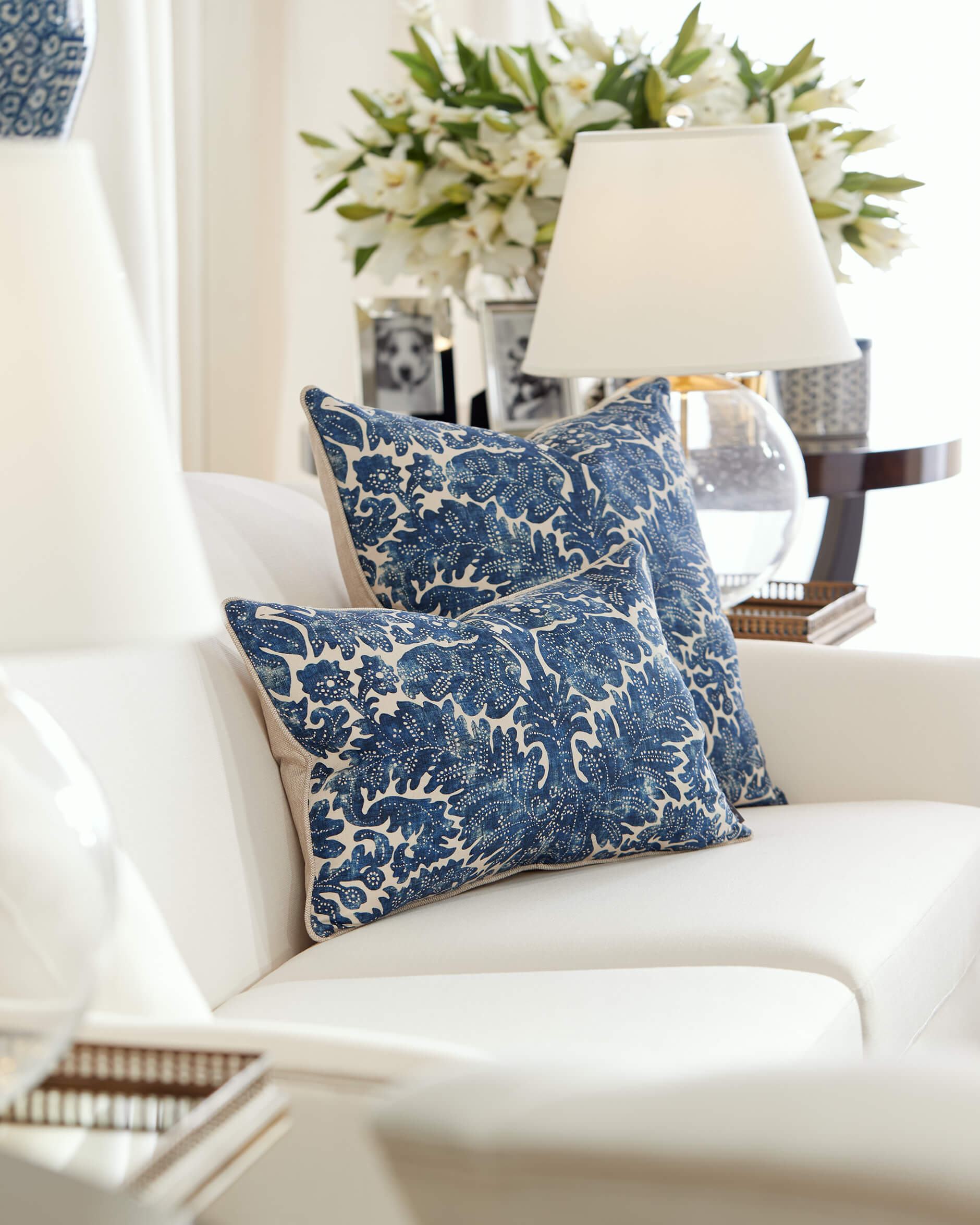 Barberry Damask kuddfodral