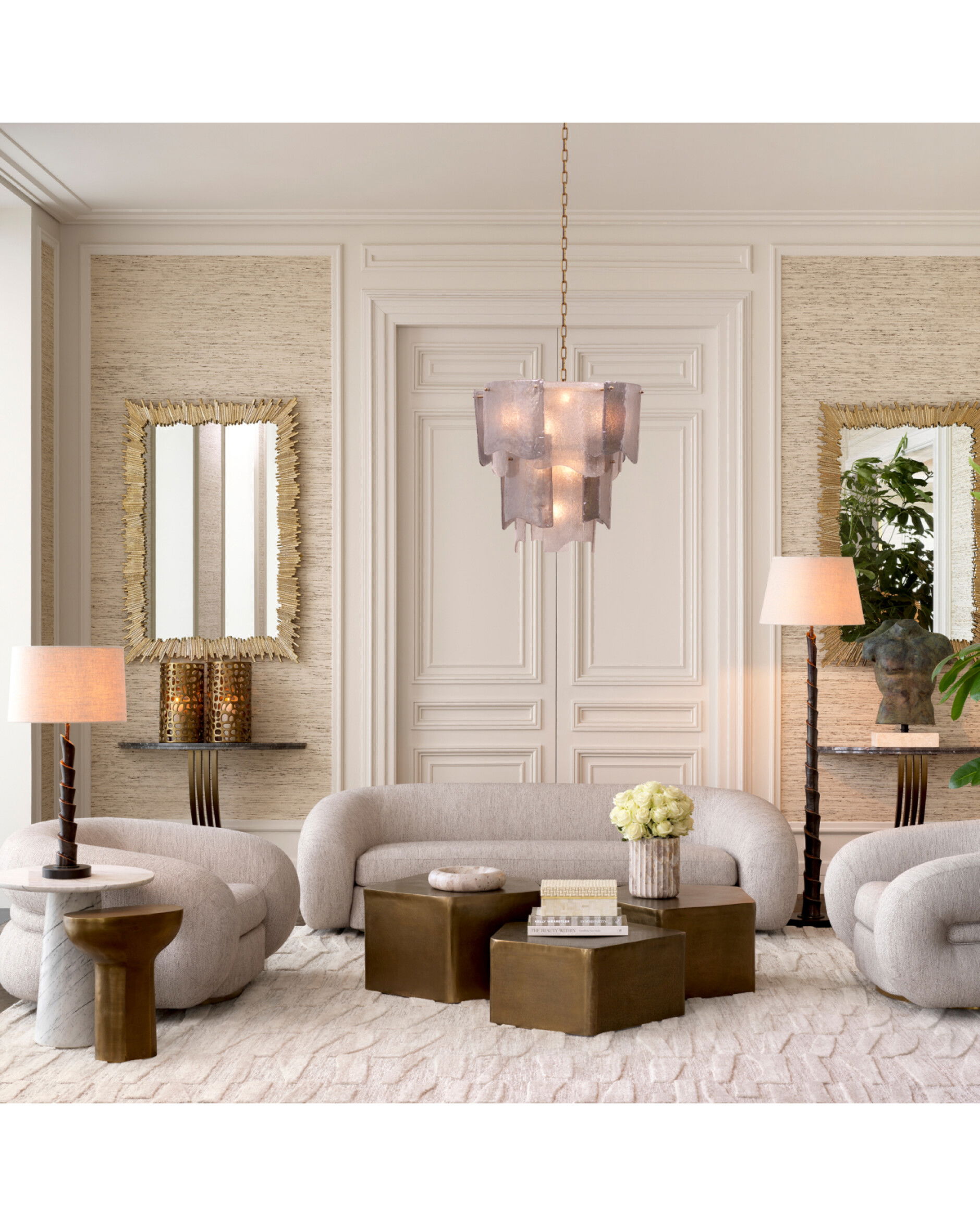 Riverbank bordslampa brons