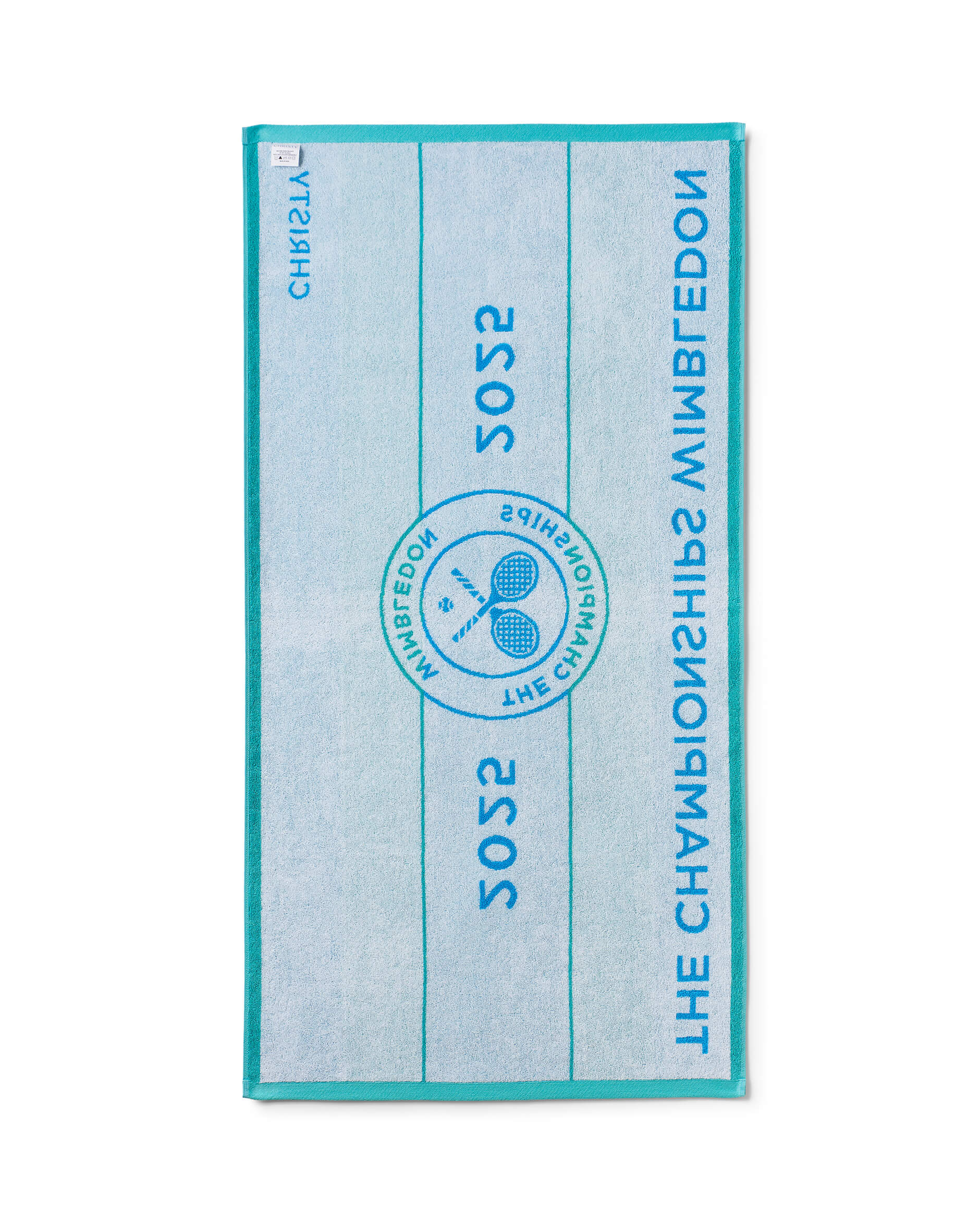 Wimbledon 2025 Championship handduk blå/grön