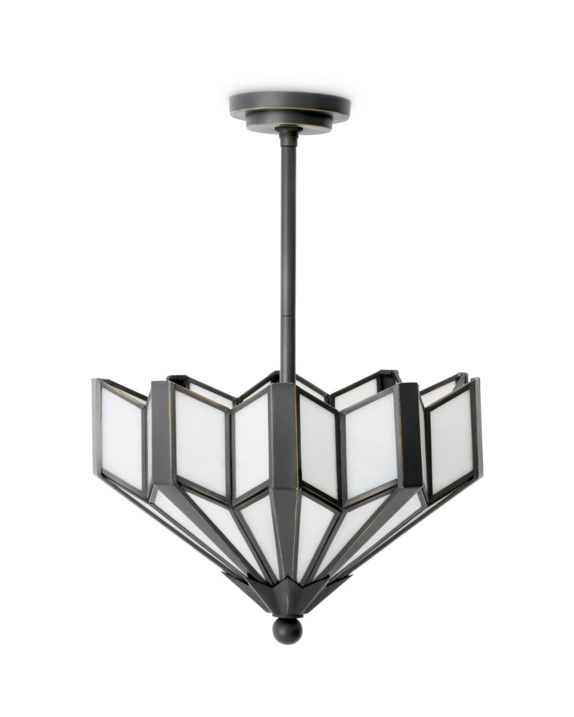 Victory plafondlamp brons