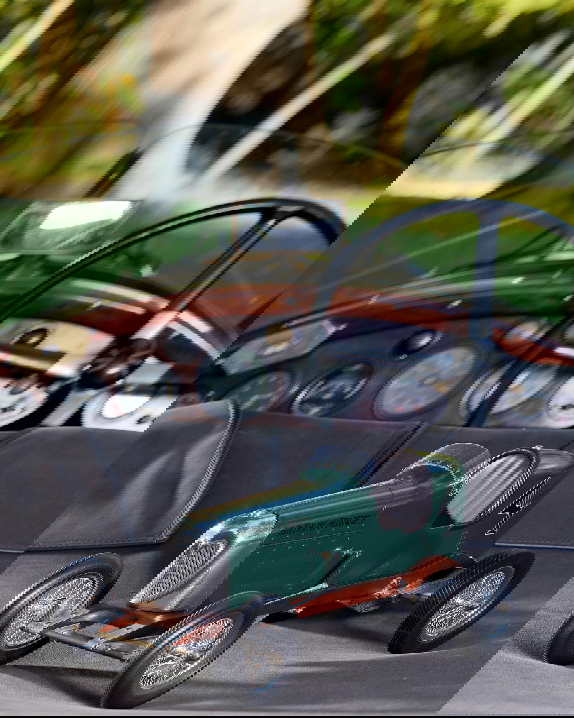 Bantam Midget modellbil grön