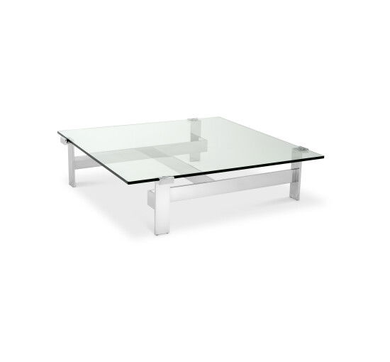 Polished Stainless Steel - Maxim coffee table stainless steel