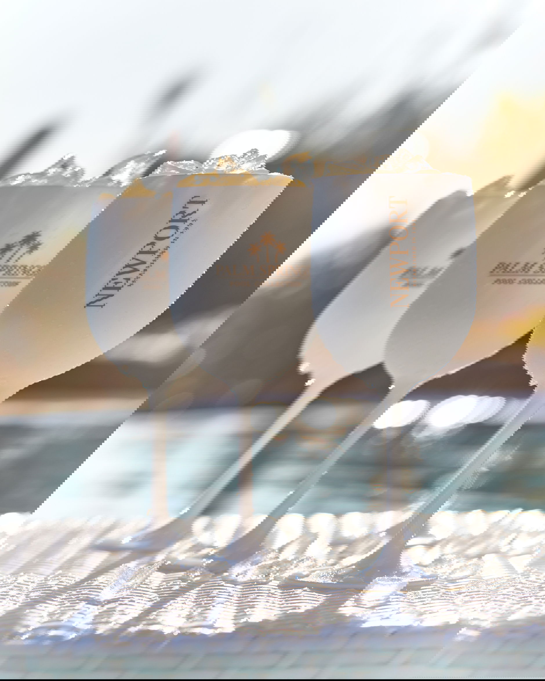 Palm Springs vinglas vit 4-pack