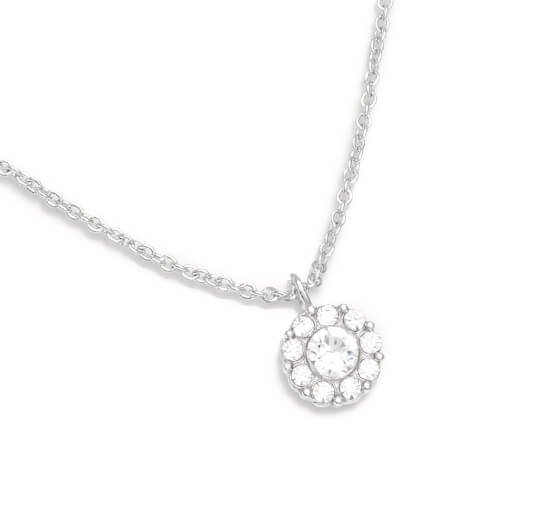Silver - Petite Miss Sofia Necklace Crystal