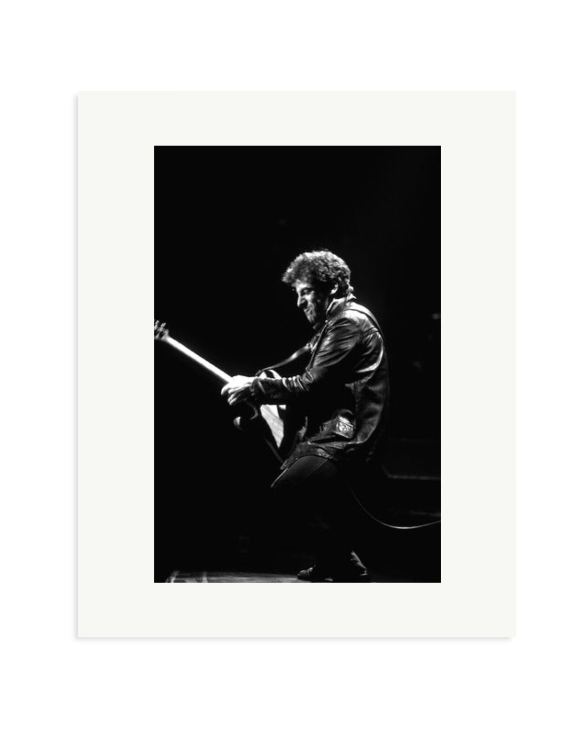 Bruce Springsteen In Detroit Print Only / Medium