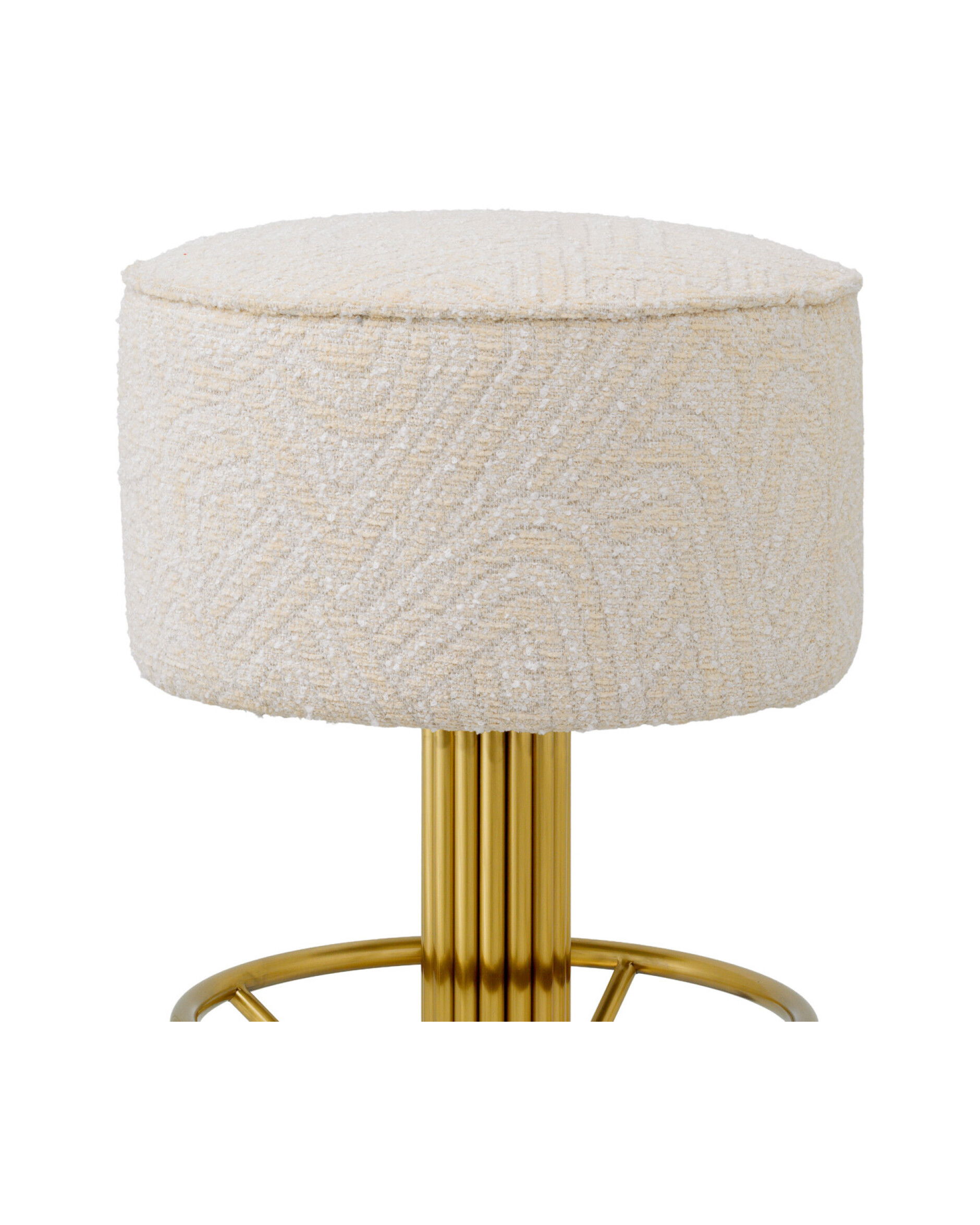 Carleton barkruk cream/messing