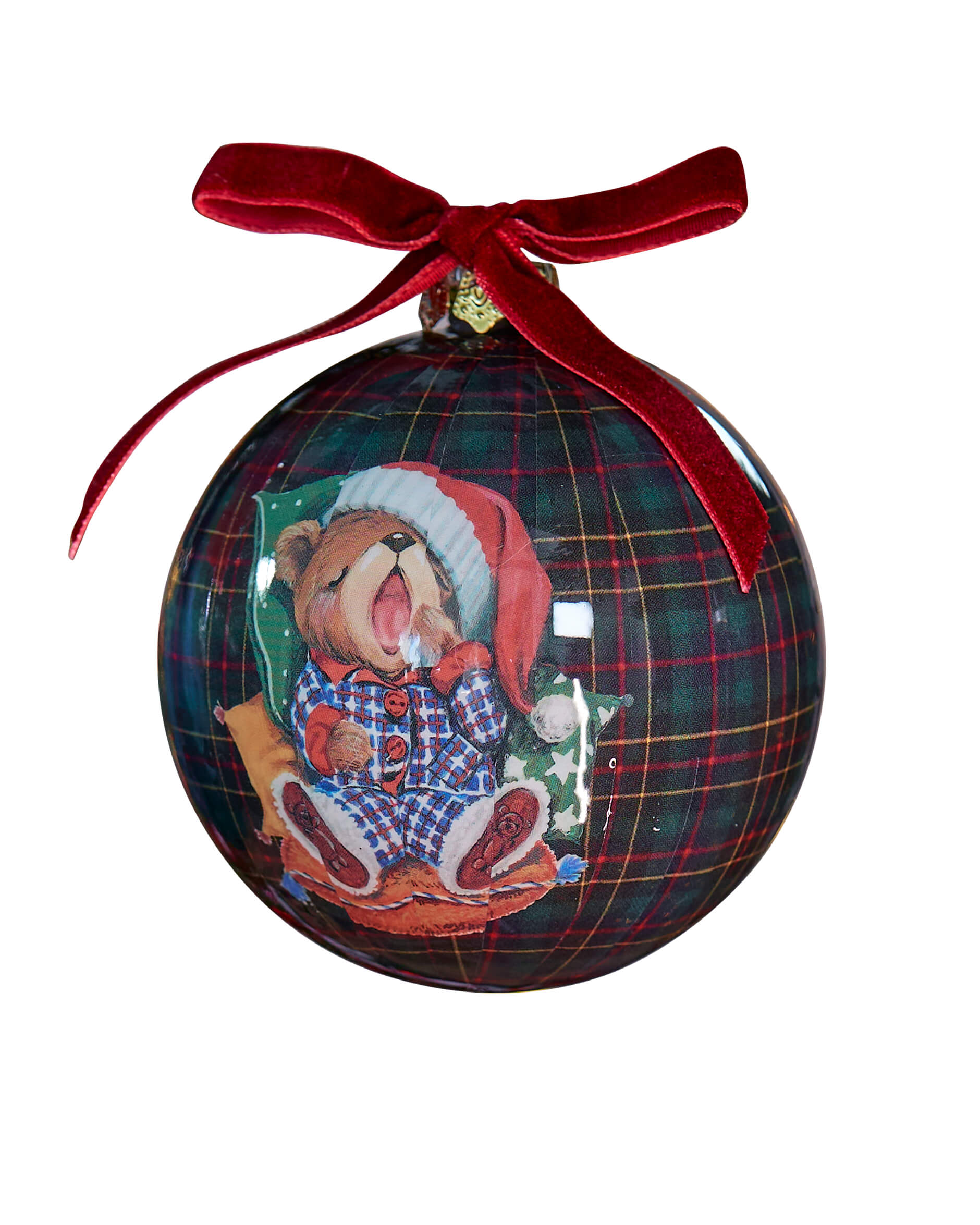 Ted julkula grön 8cm