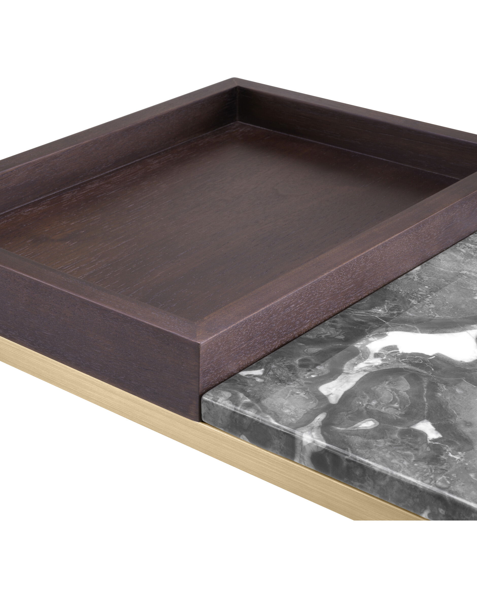 Forma sidobord borstad mässing