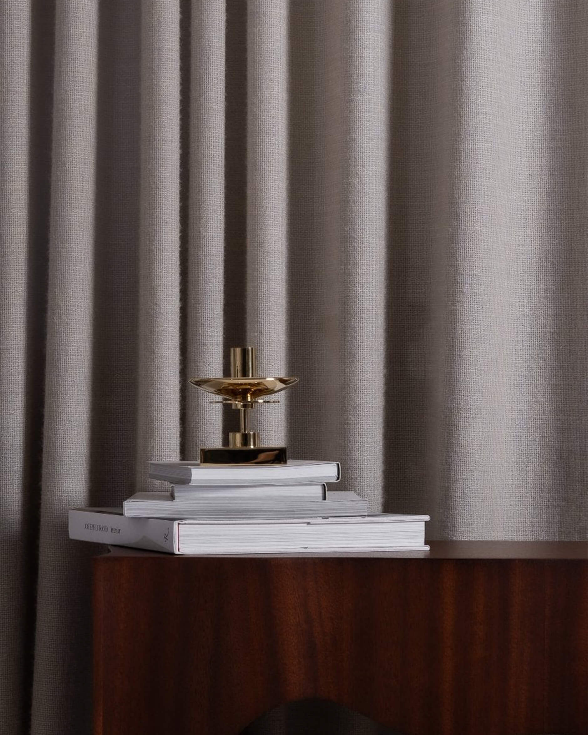 Carlo ljusstake mässing S