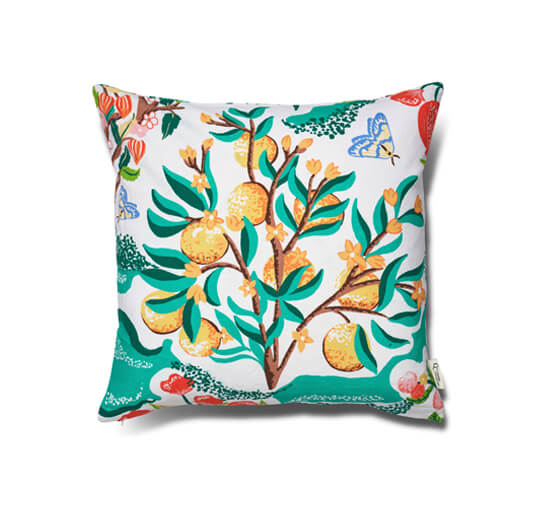 Botanical Orange pudebetraek hvid