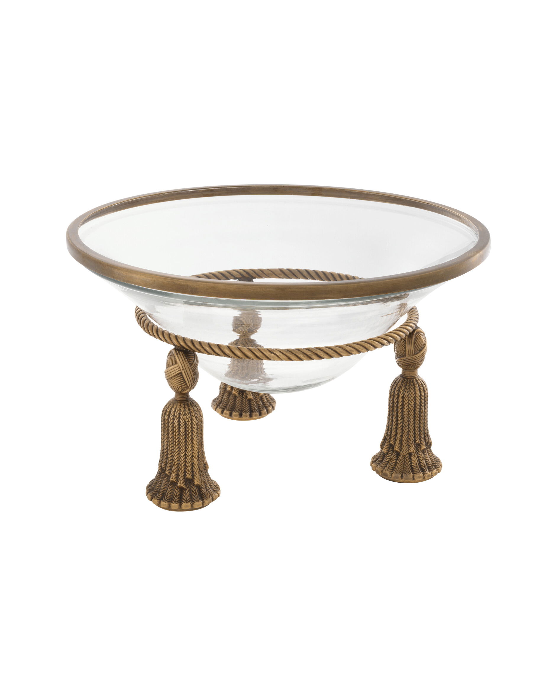 Tassel skål vintage brass