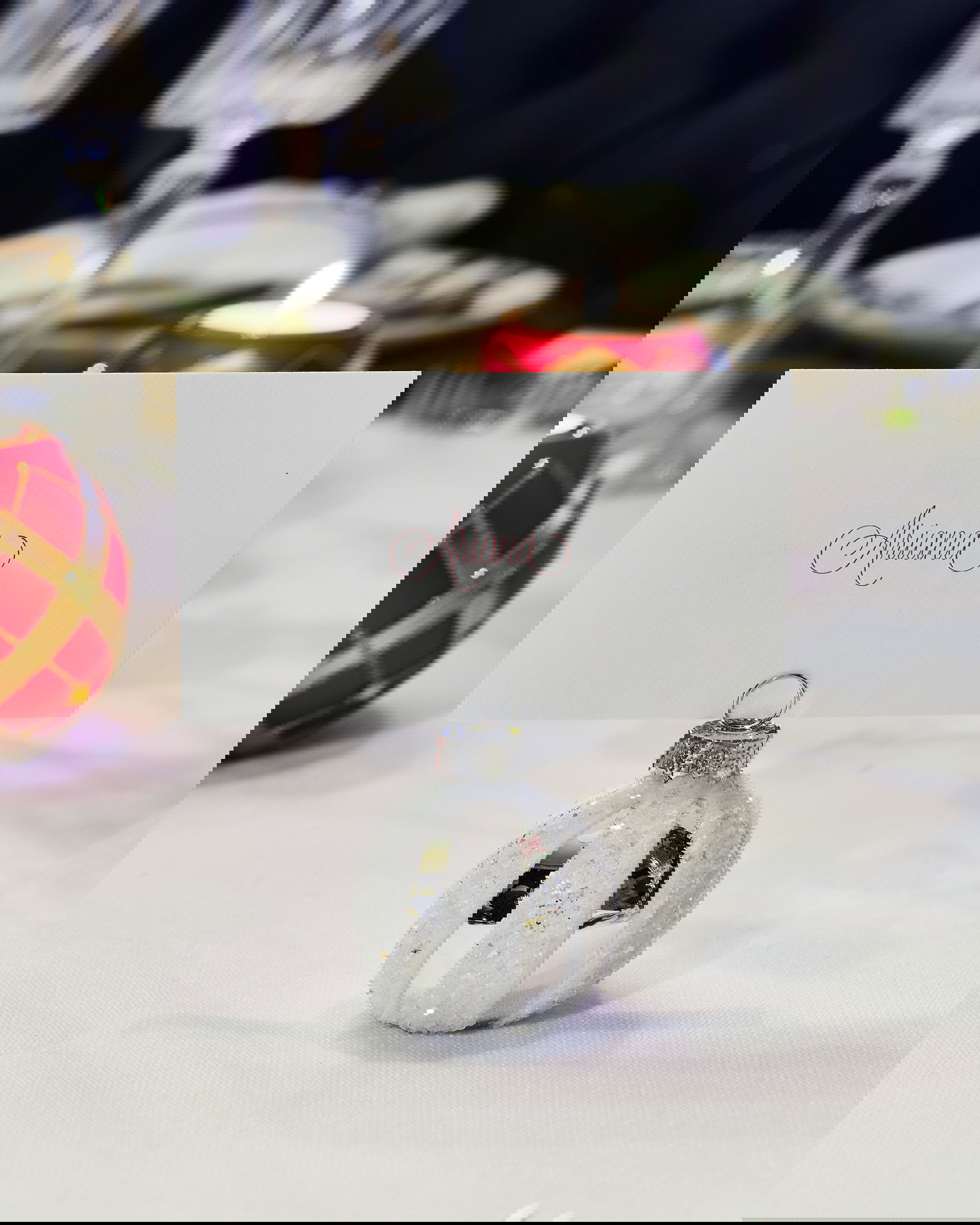 Finn naamkaartjeshouder wit 6-Pack