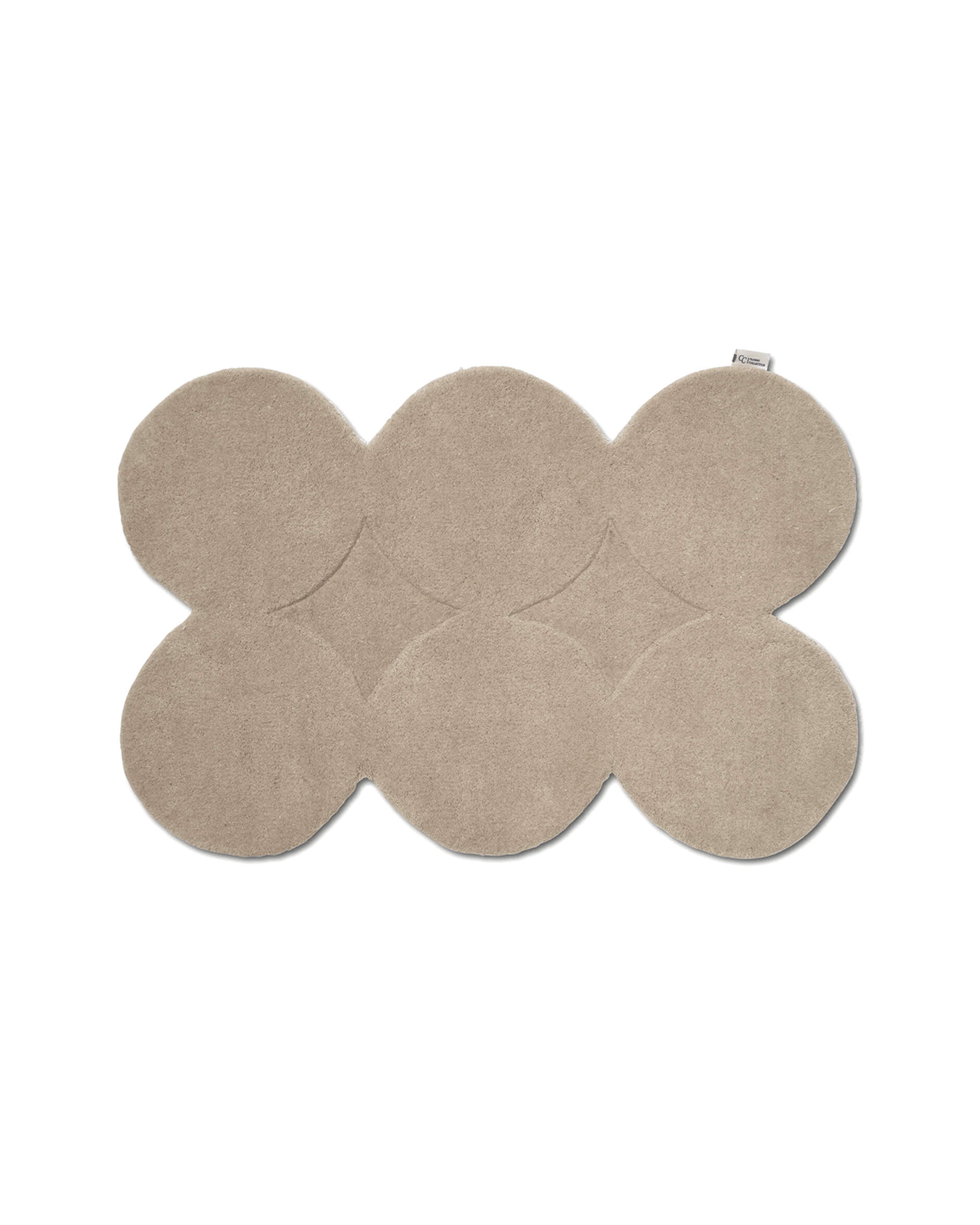 Dots dörrmatta beige