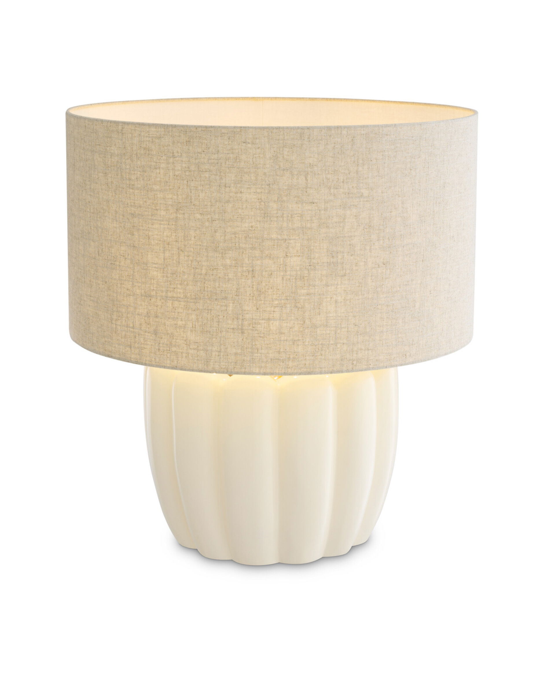 Barocco Table Lamp White