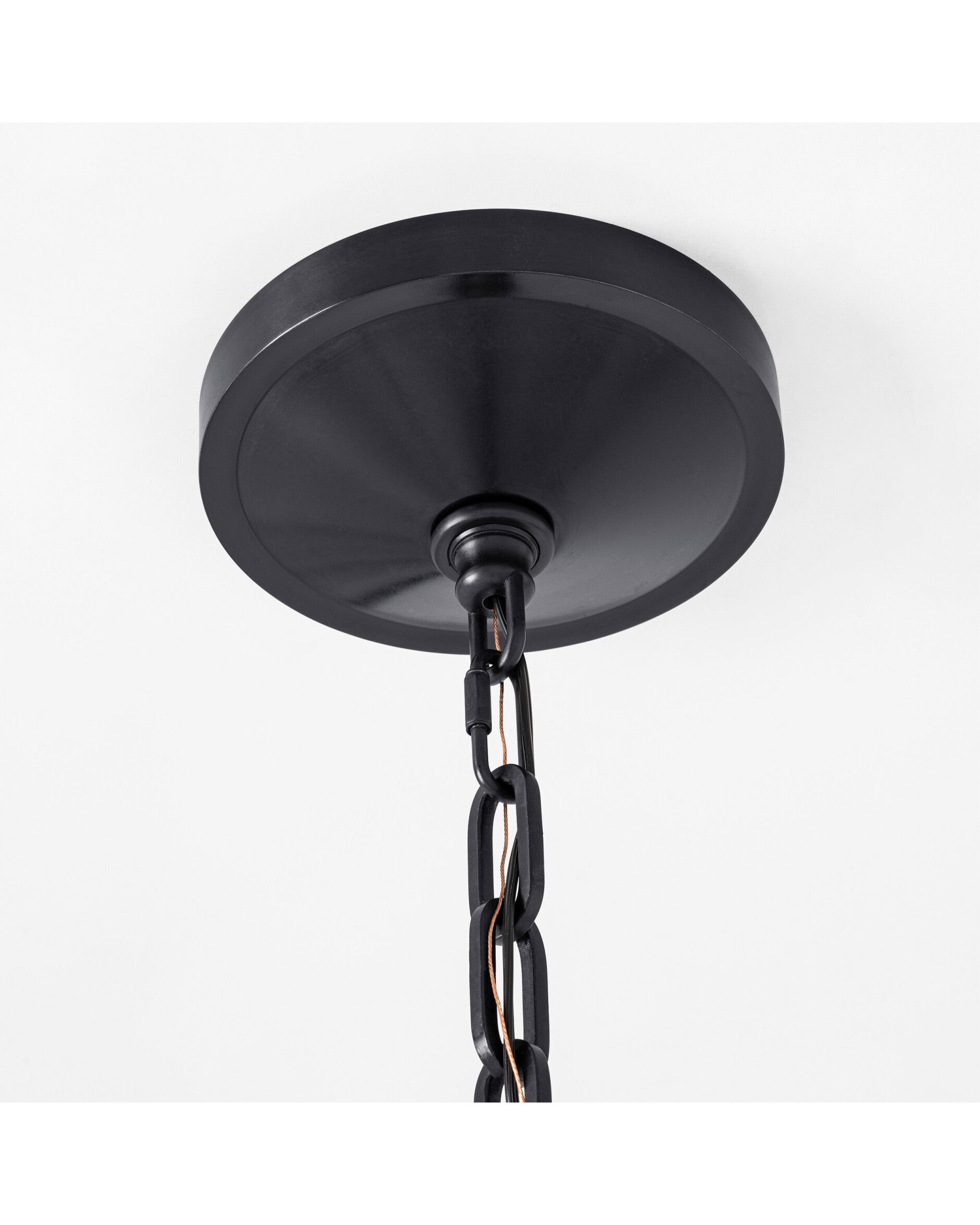 Darlana wrapped taklampa aged iron L