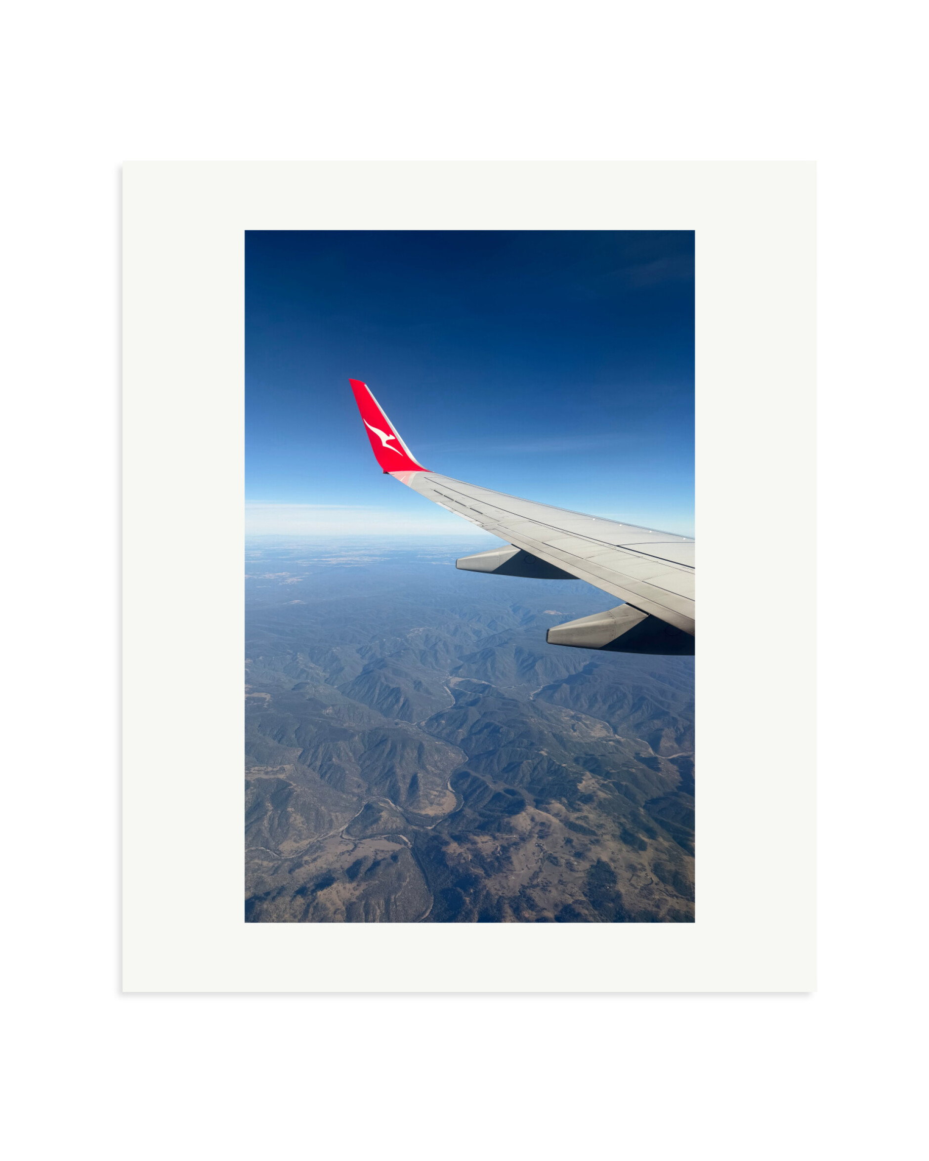 Flying into Melbourne Print Only / Large