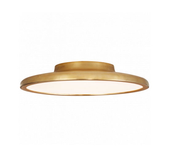 Dot 13" Flush Mount Natural Brass OUTLET