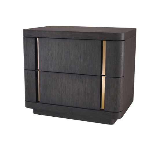 Modesto sidobord mocha/svart