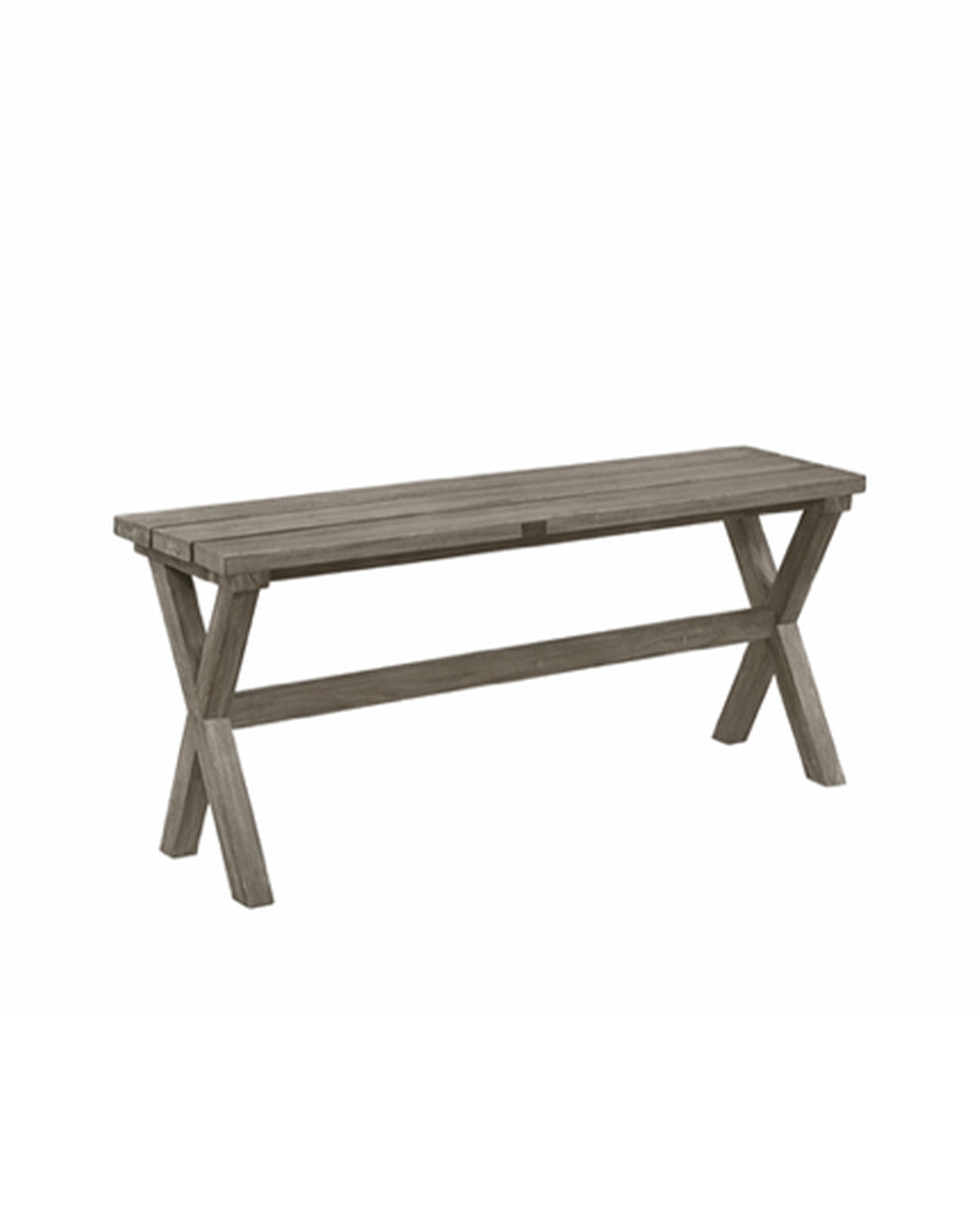 Cross bænk charcoal 100cm