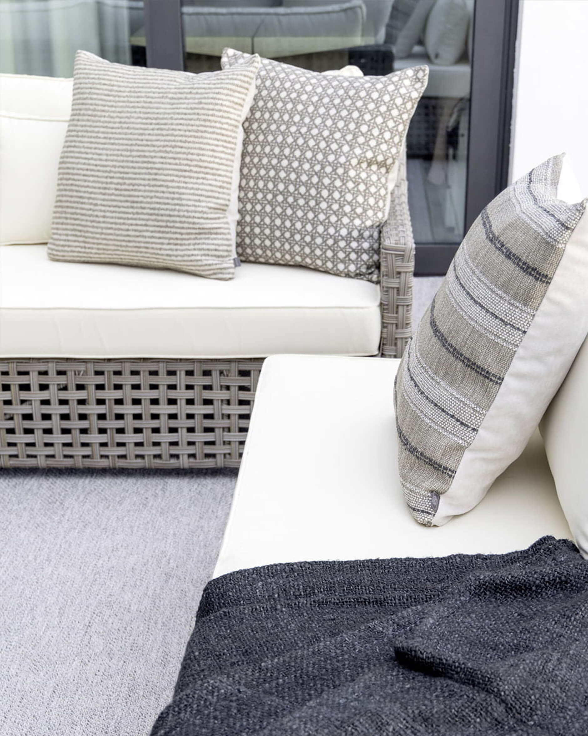 Nomad cane kuddfodral linne