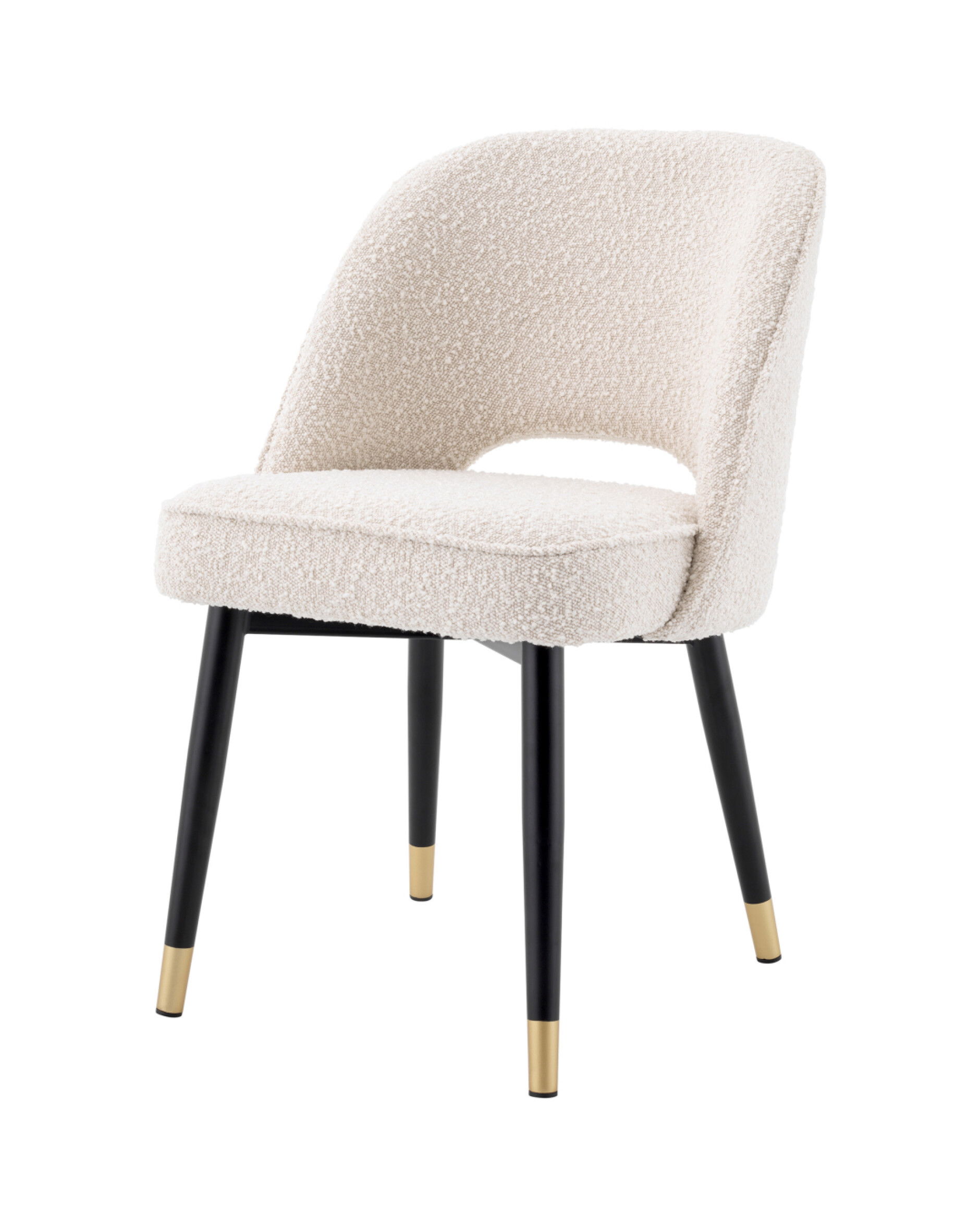 Cliff matstolar bouclé cream 2-set