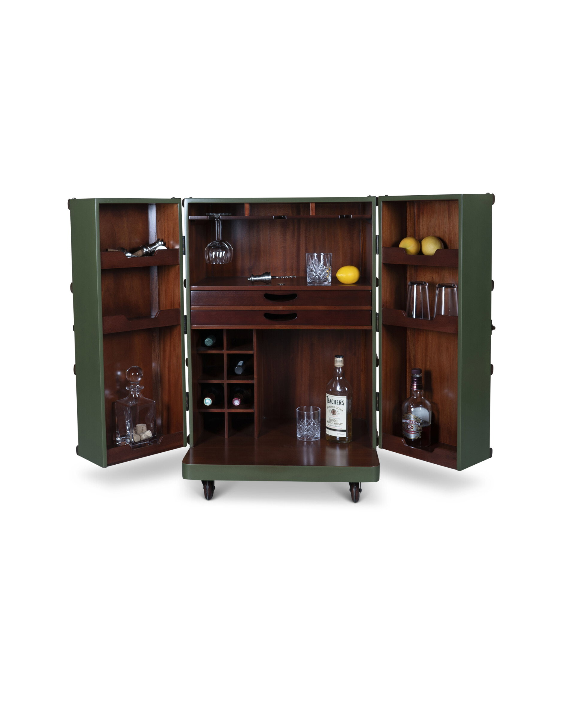Polo Club barschrank grün