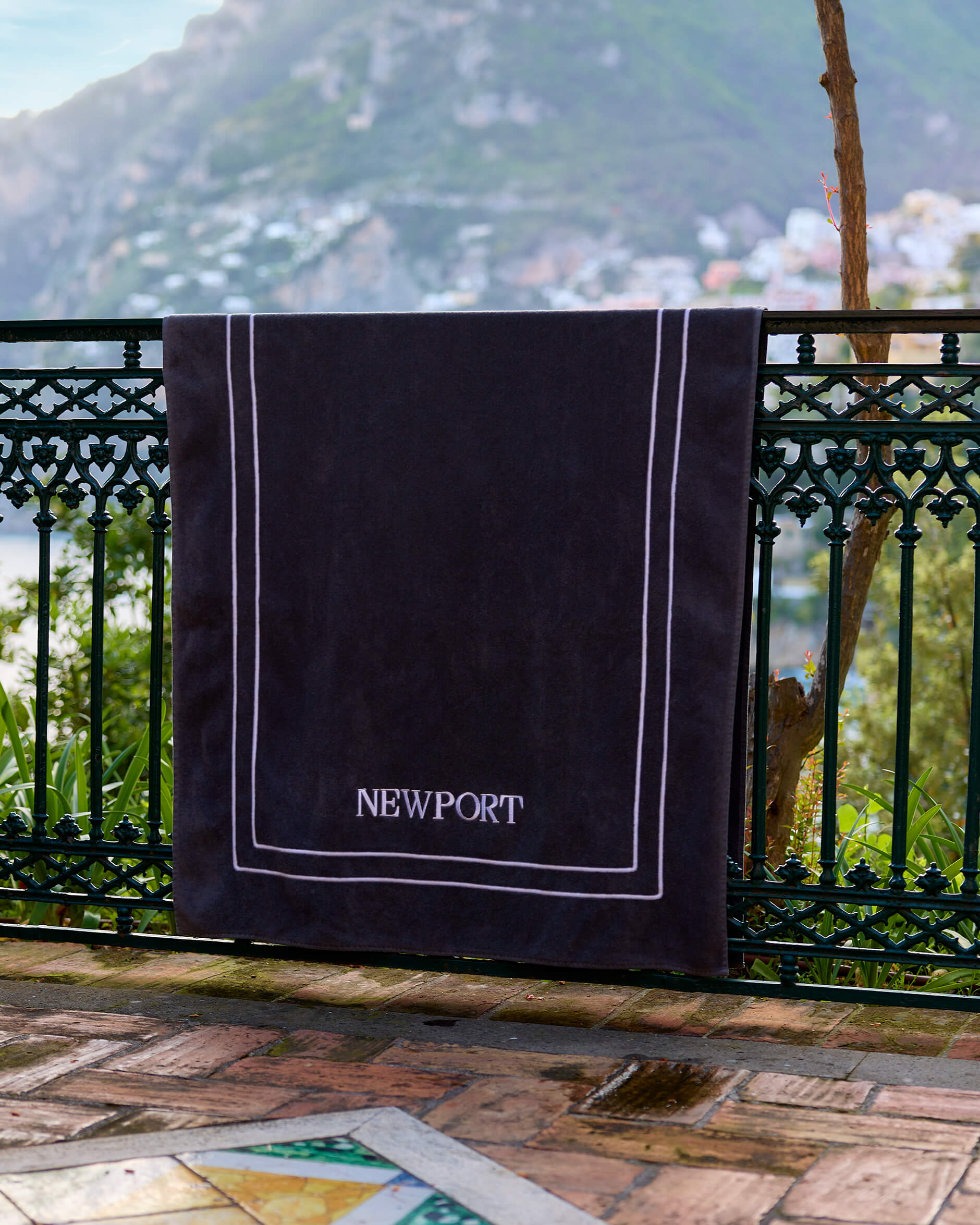 Capri strandhandduk grey