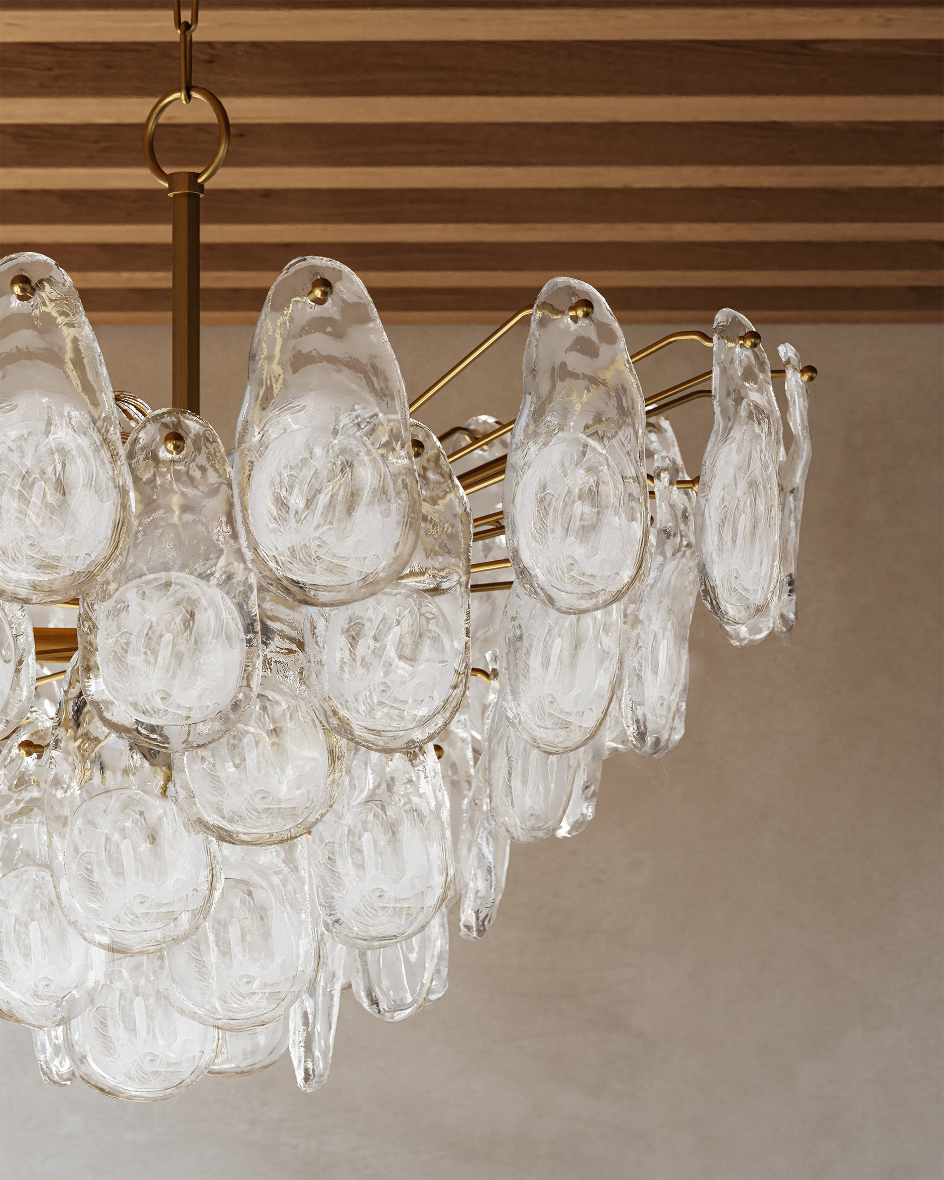 Darcia Chandelier Aged Brass