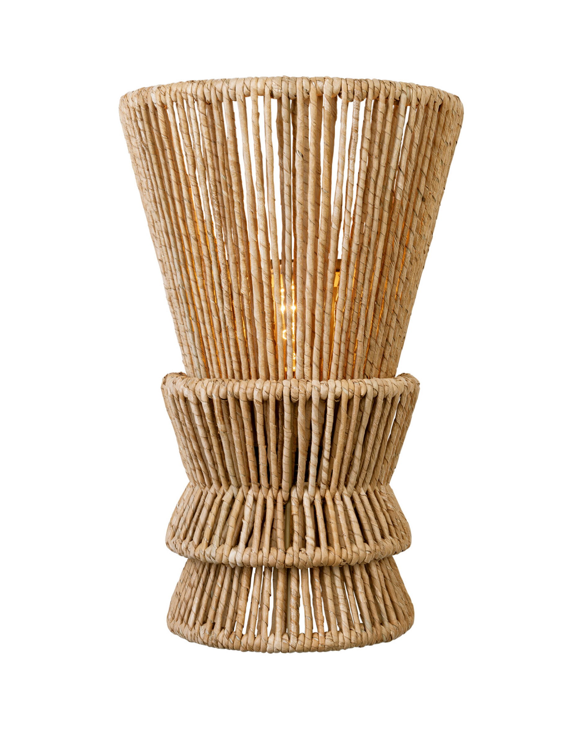 Antigua vägglampa natural abaca M