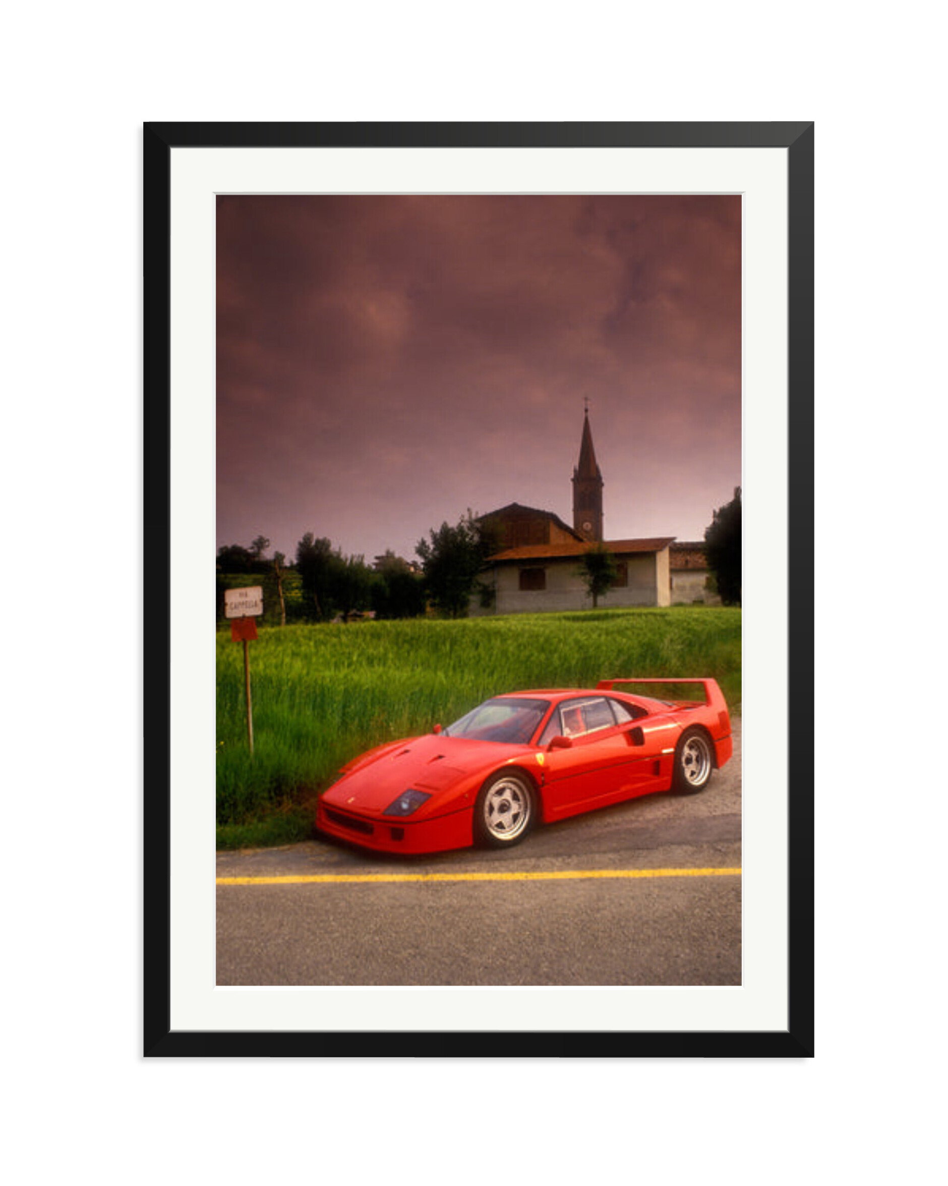 Ferrari F40, 1987 Black / XXL