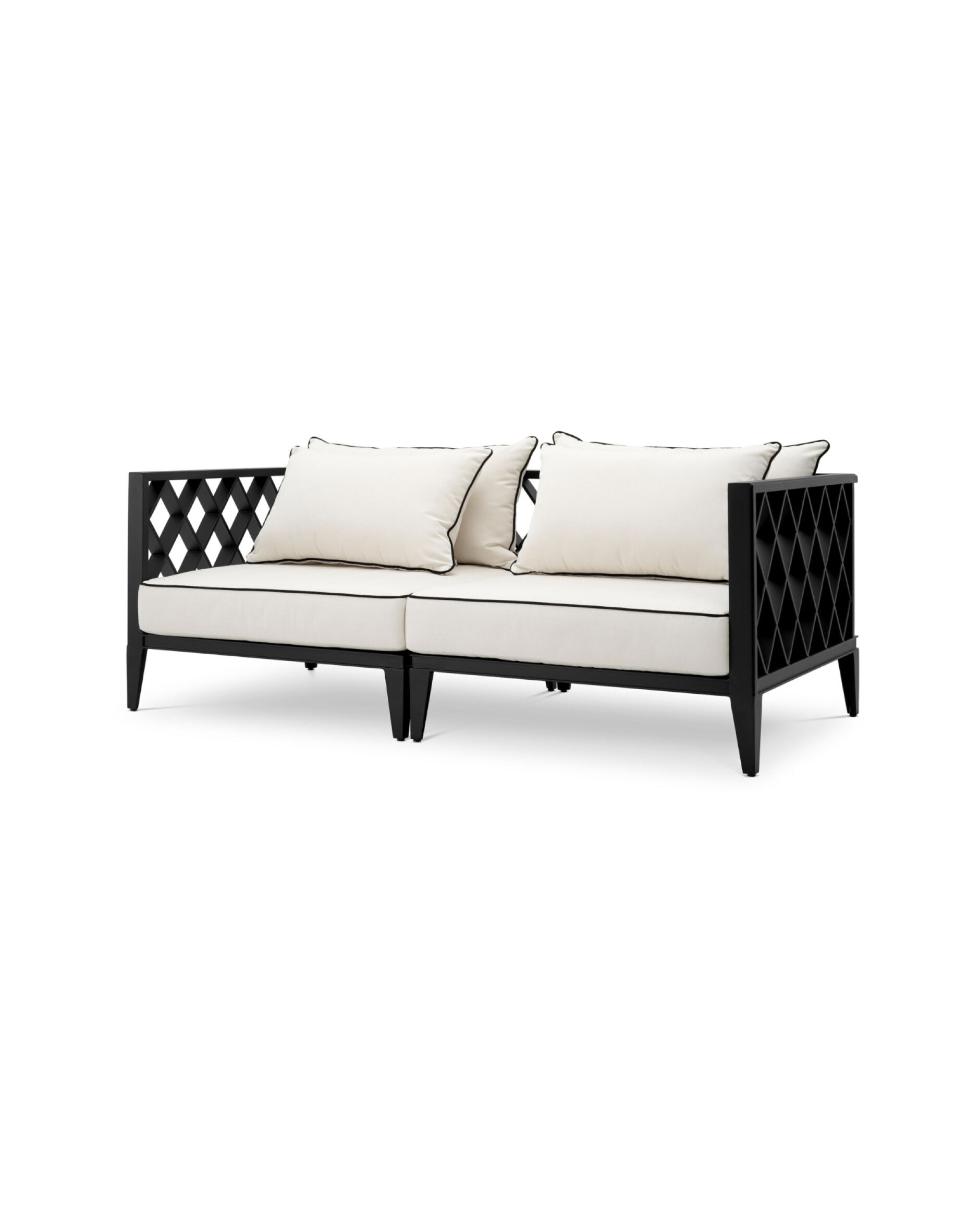 Ocean Club soffa 2-sits svart