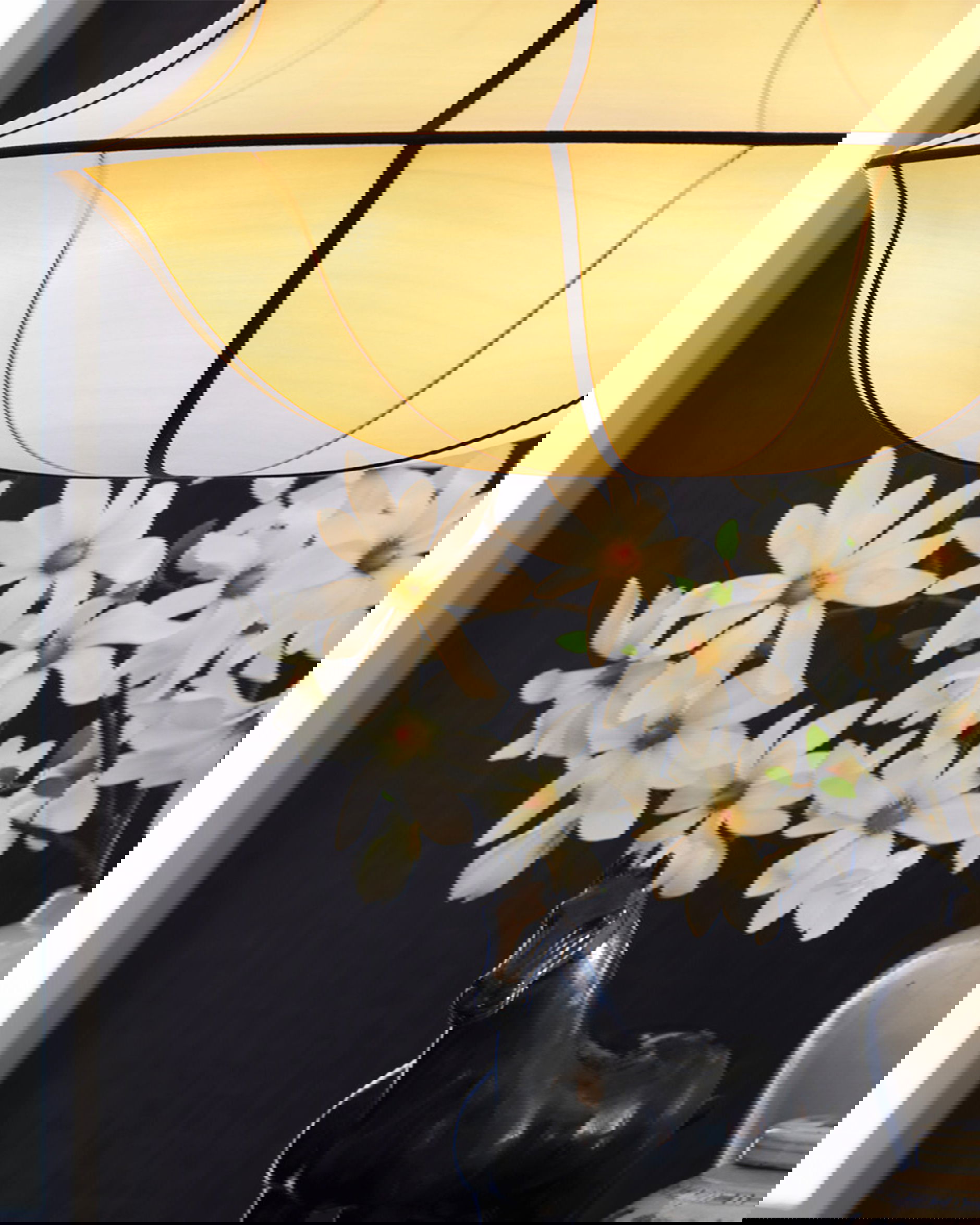 Newport silklamp umbrella beige